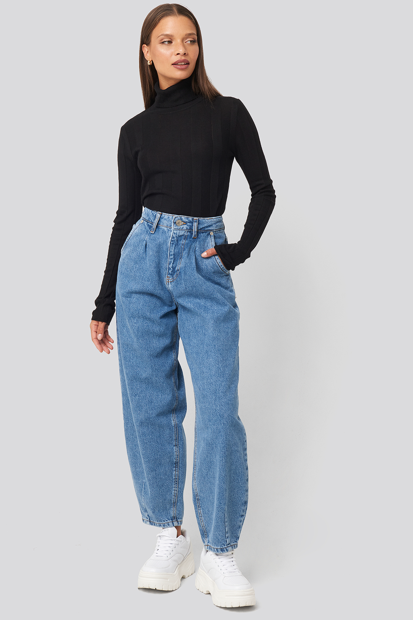 Slouchy Jeans Bleu | na-kd.fr