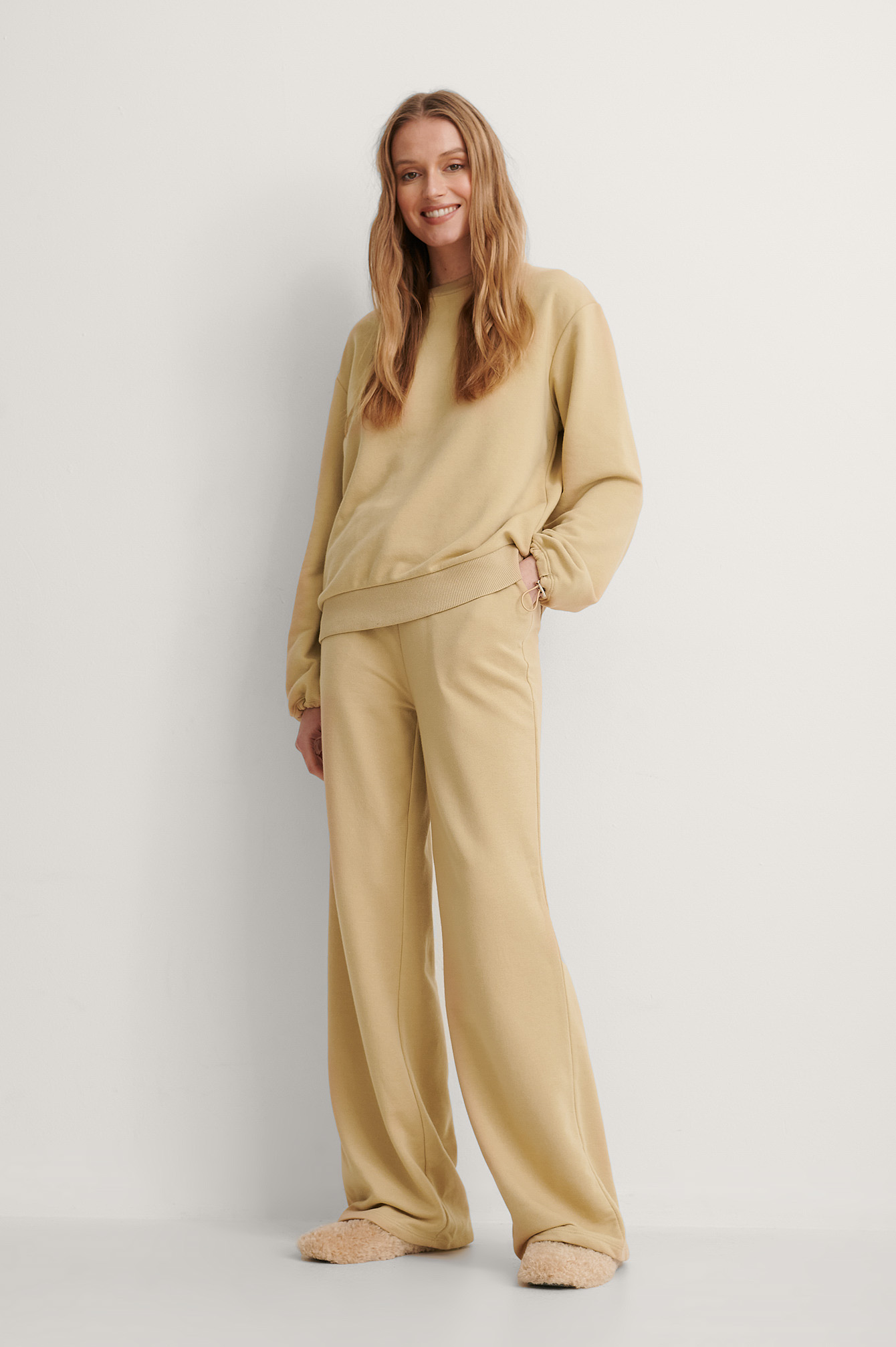 Beige Pantalon De Survêtement