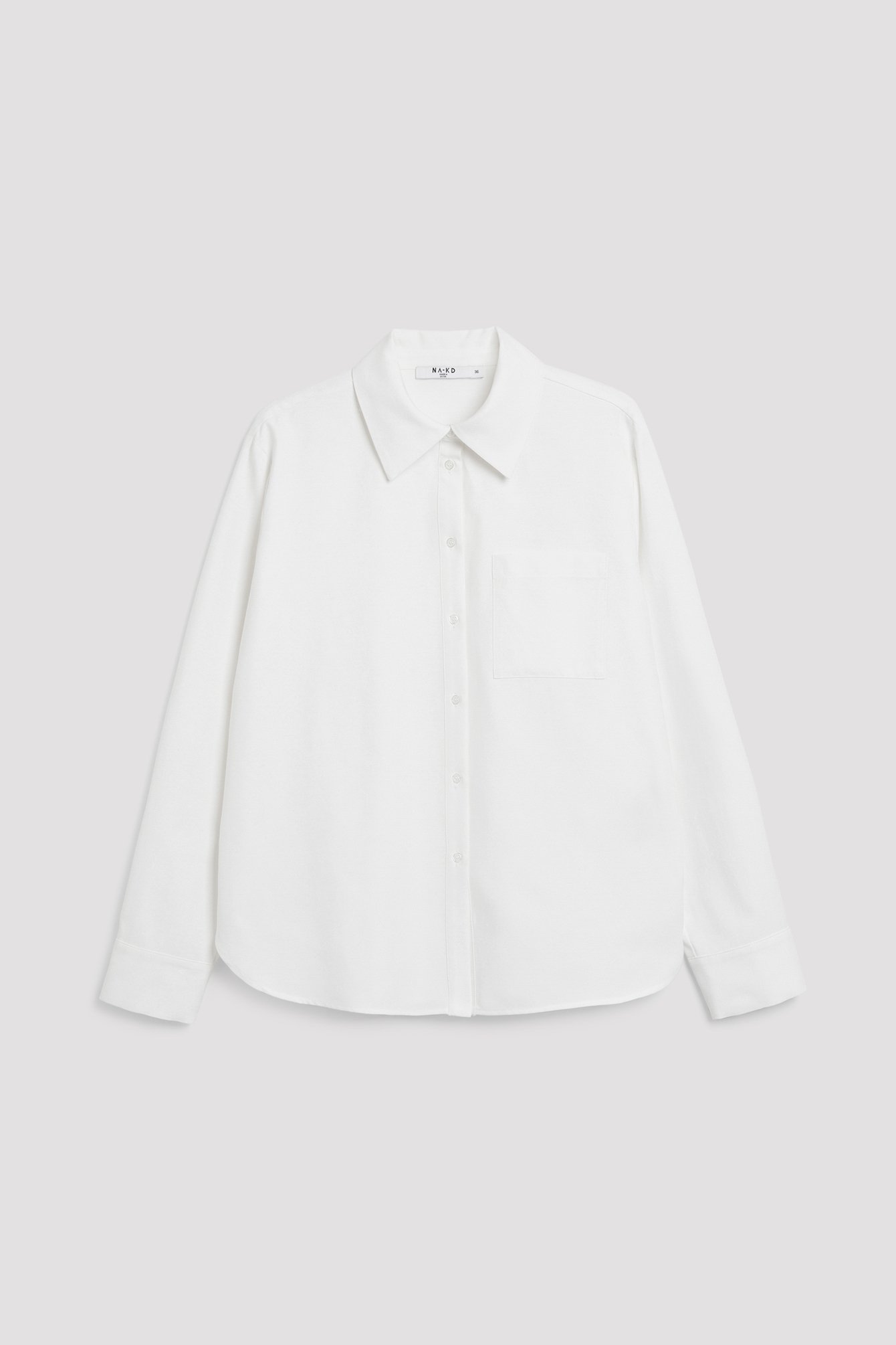 Chemise avec détail poche Blanc