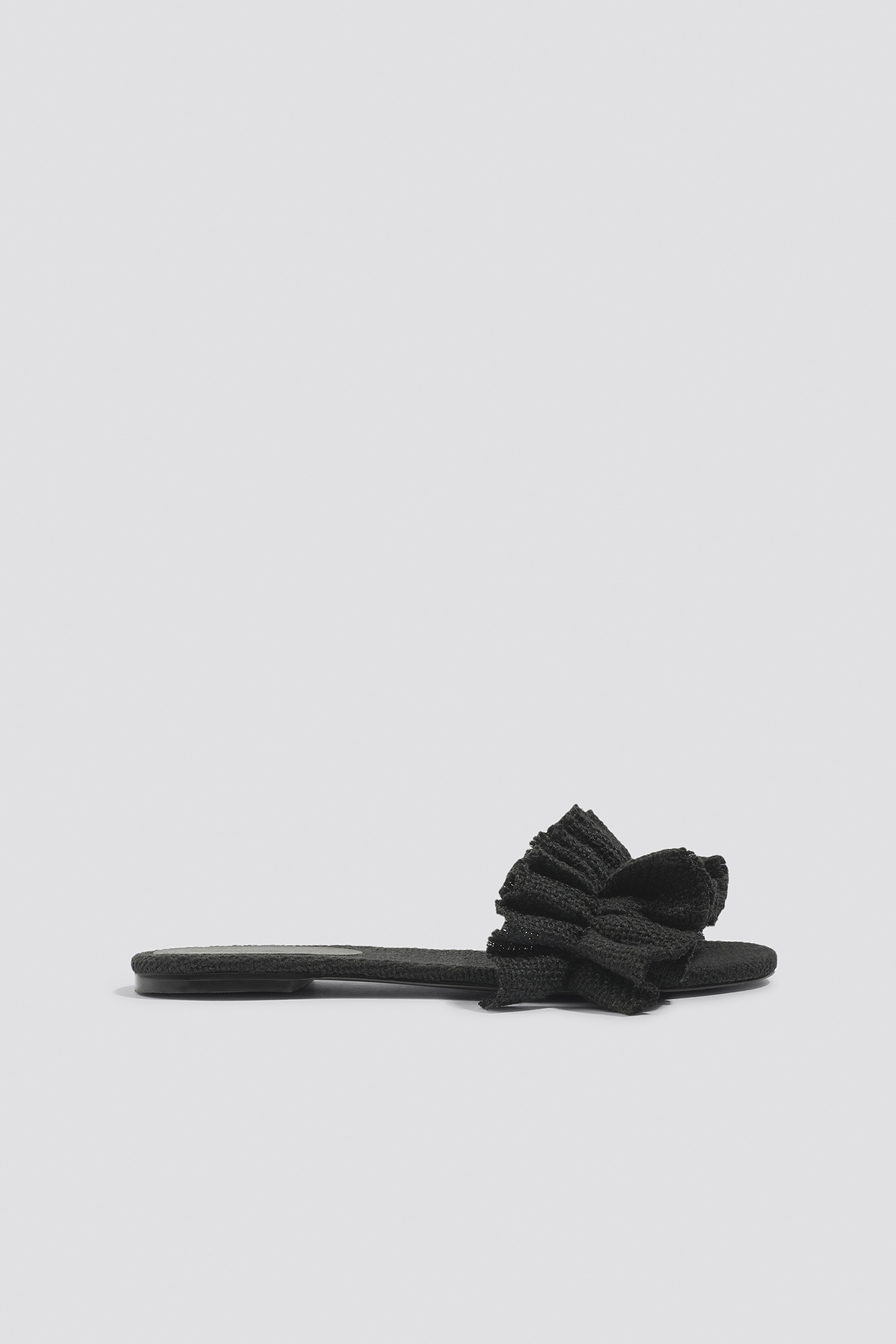 Black Hannalicious x NA-KD Frill Slippers