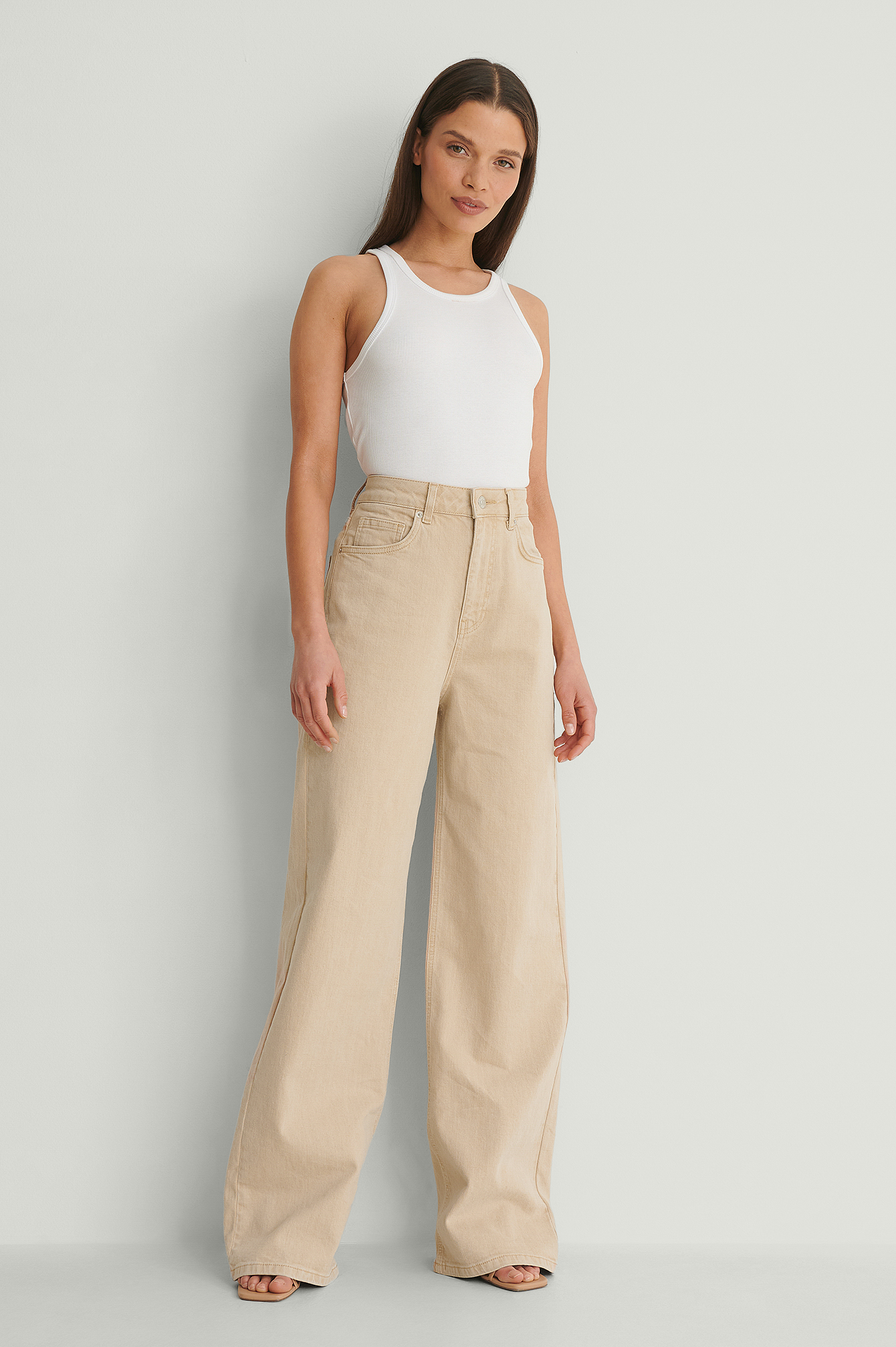 Oat Biologiques Jean Taille Haute Évasé