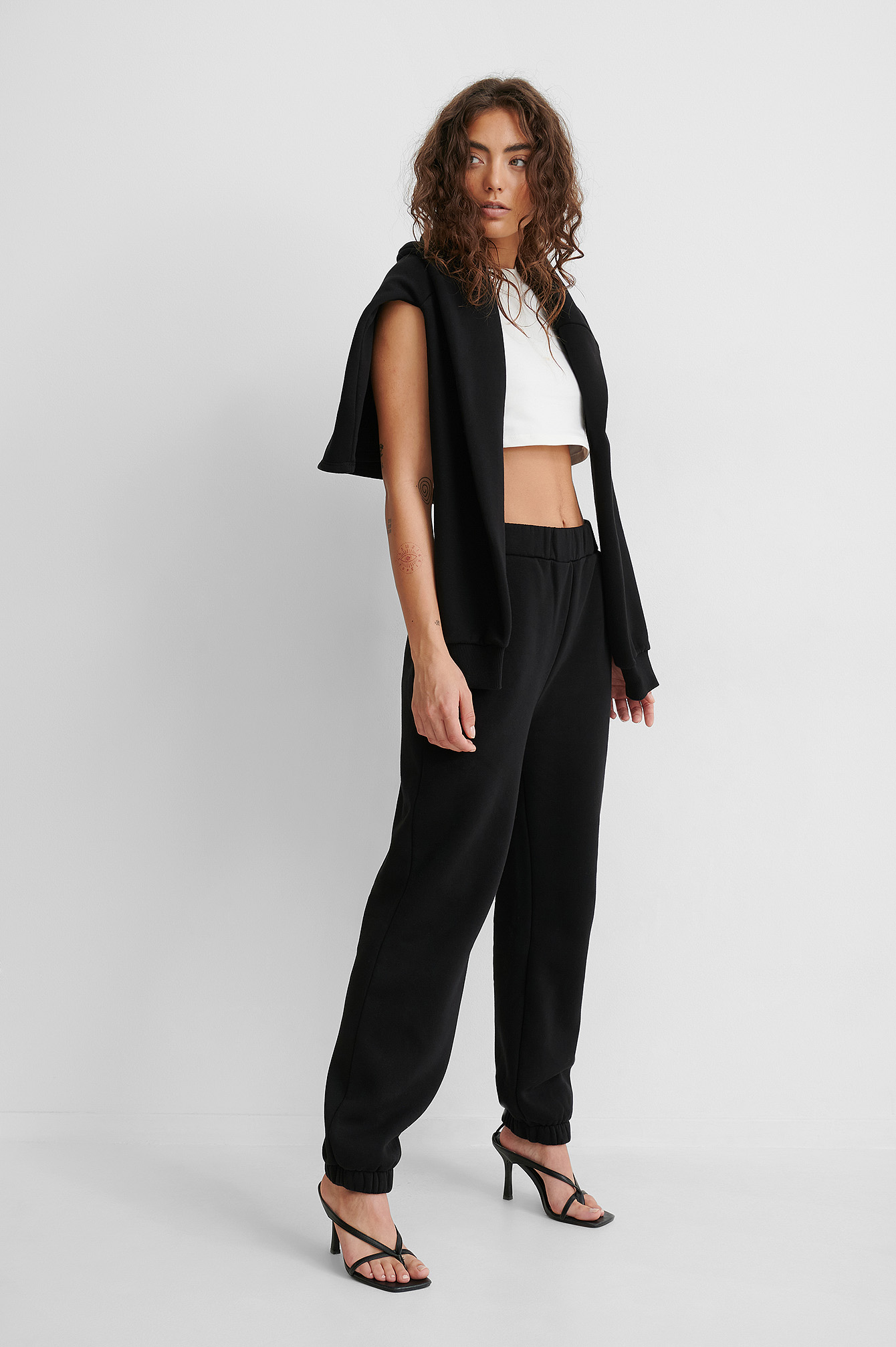 Black Pantalon De Survêtement