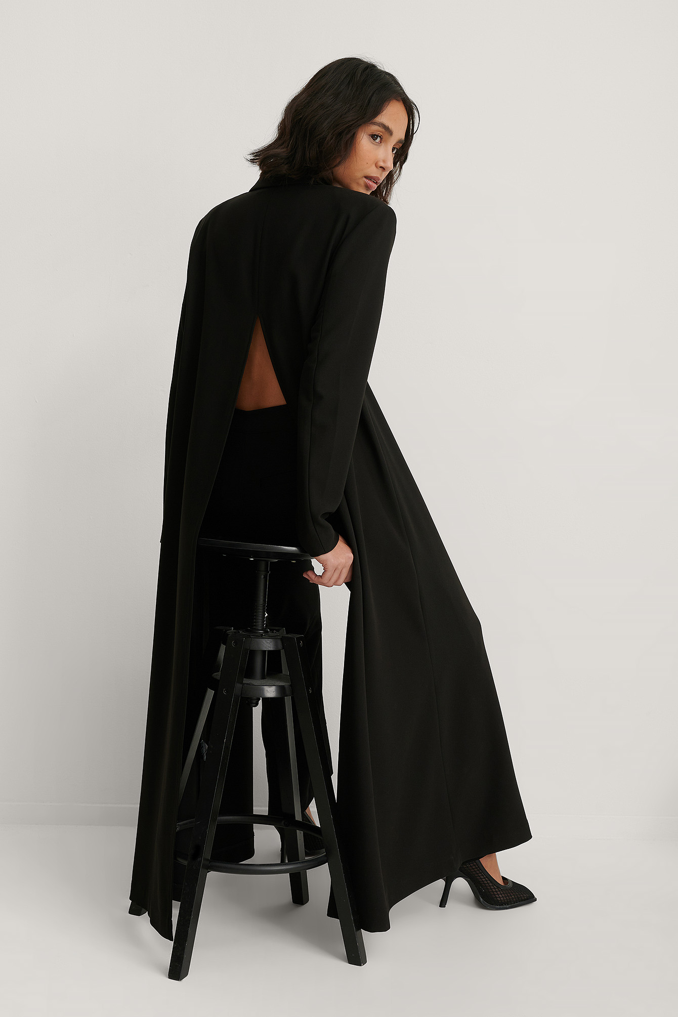 Black Maxi Blazer