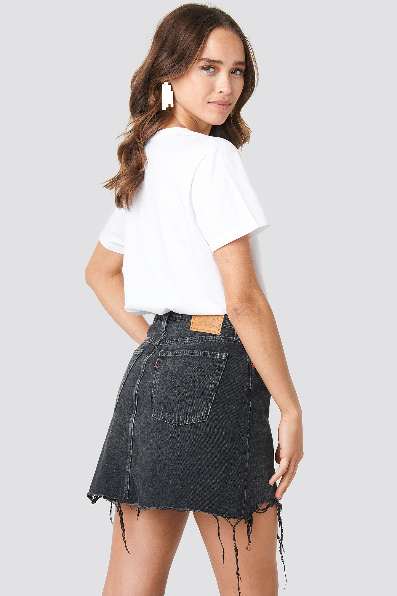 Ill Fated Levi's Deconstructed Skirt