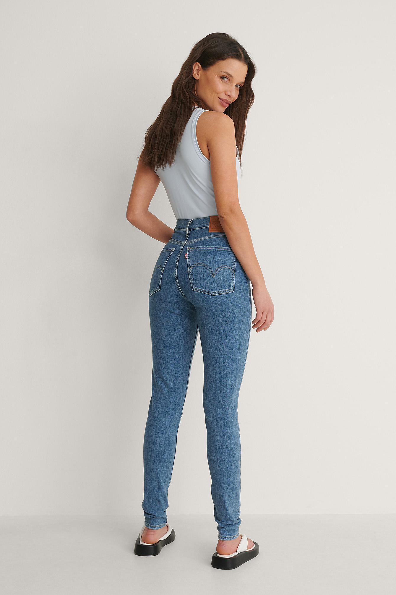 Med Indigo - Worn In Jean Super Skinny