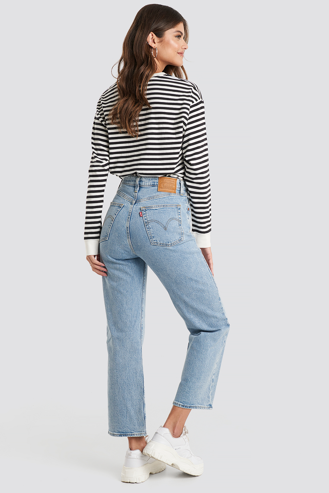 Ribcage Straight Ankle Bleu | na-kd.fr