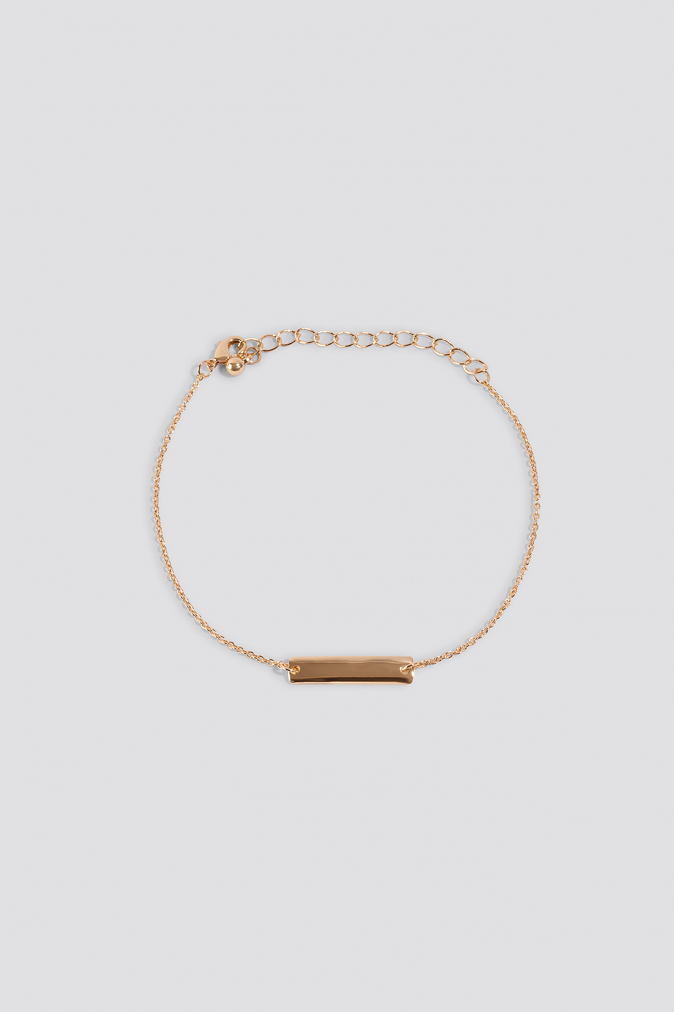 Gold Clean Bar Bracelet