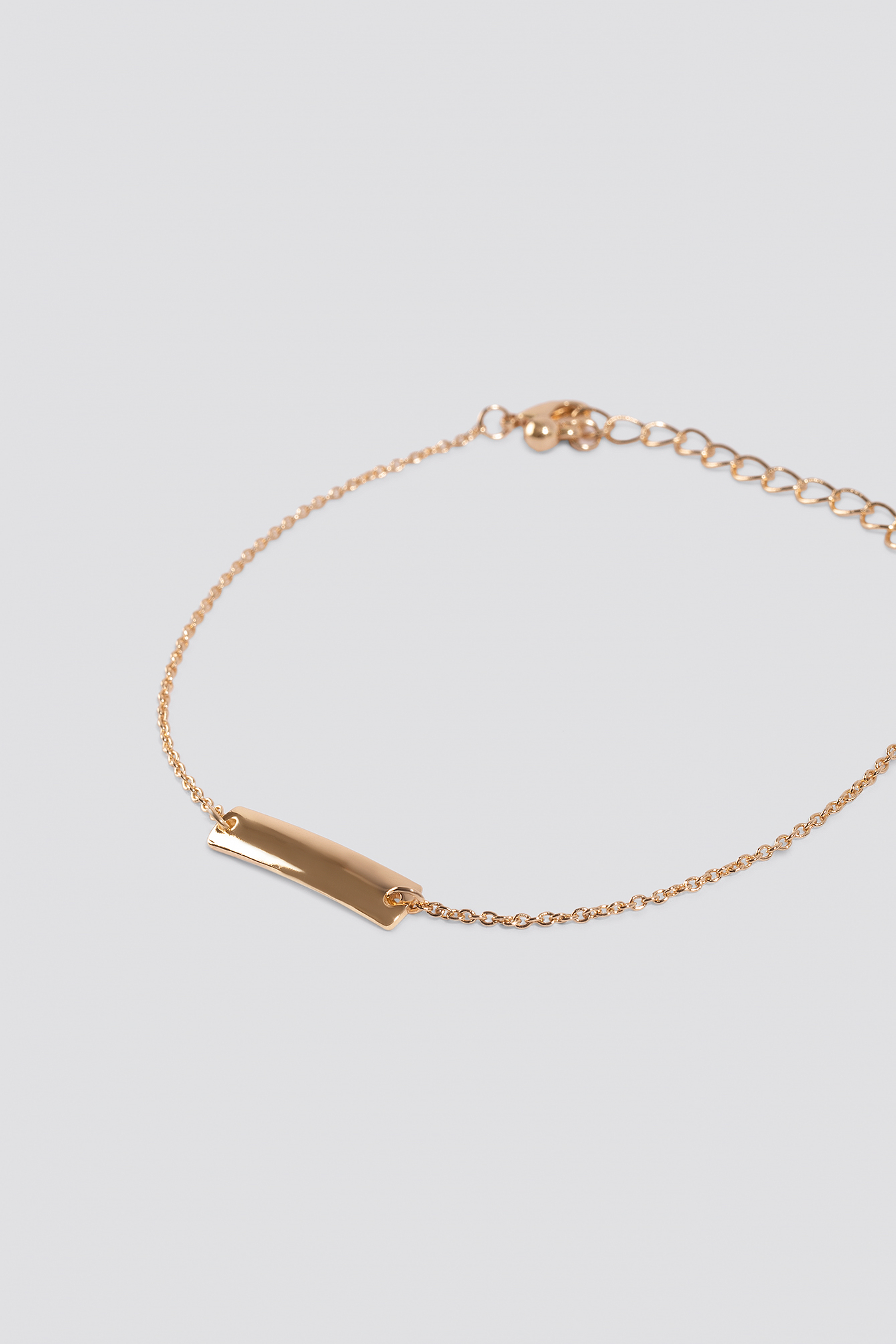 Gold Clean Bar Bracelet