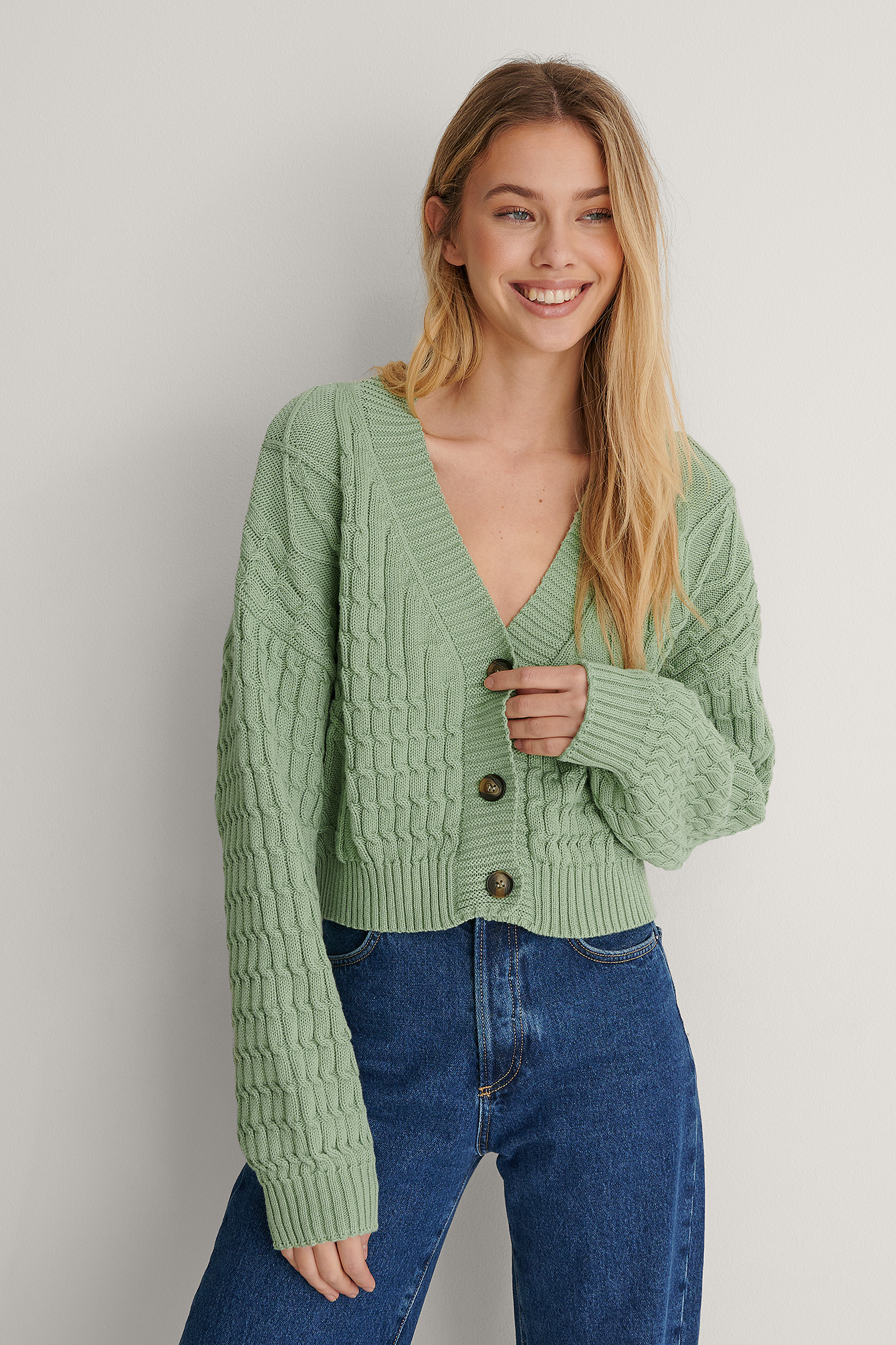 Mint Biologique Cardigan Tricot