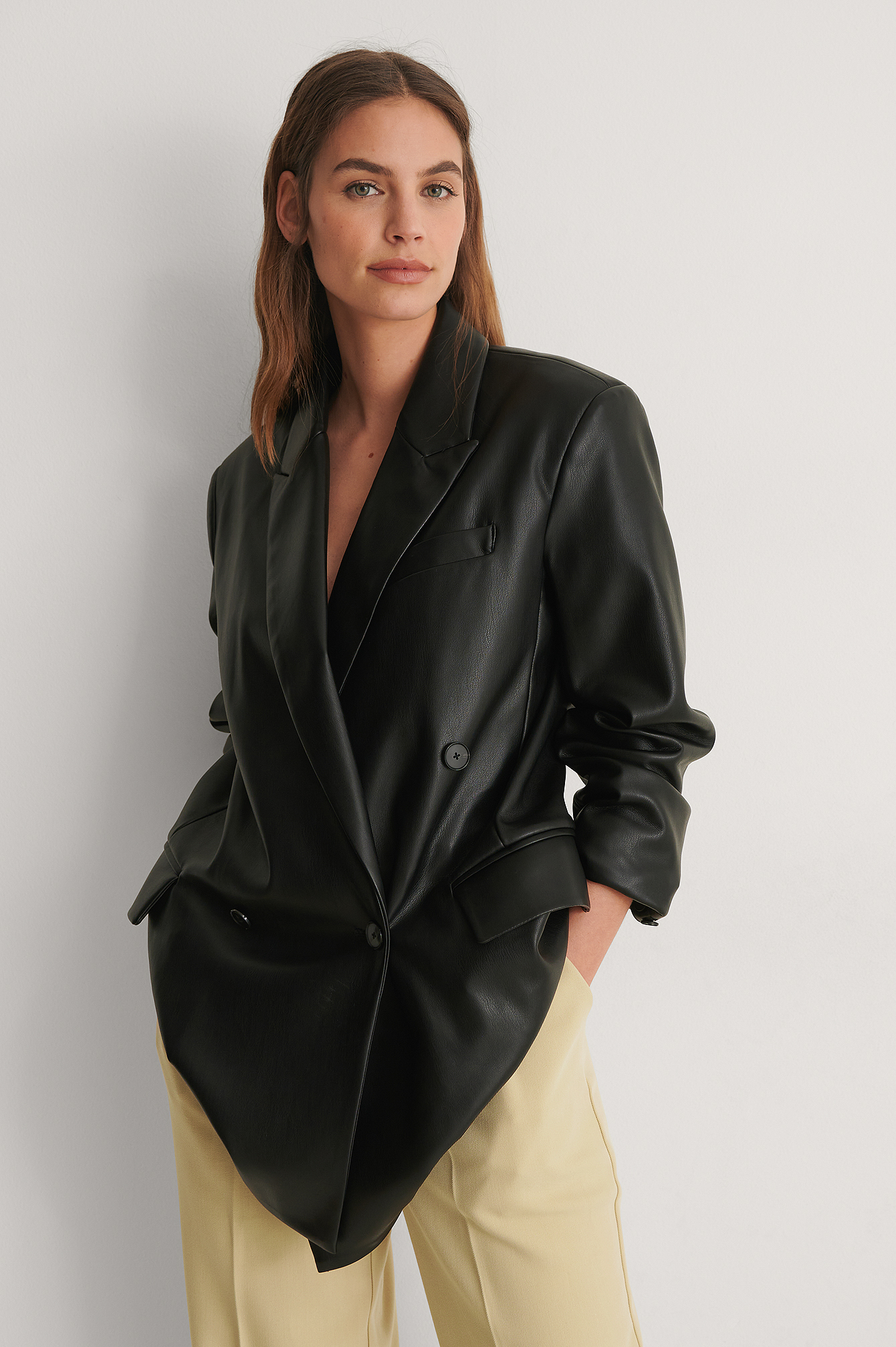 Black Combi Blazer Jacket