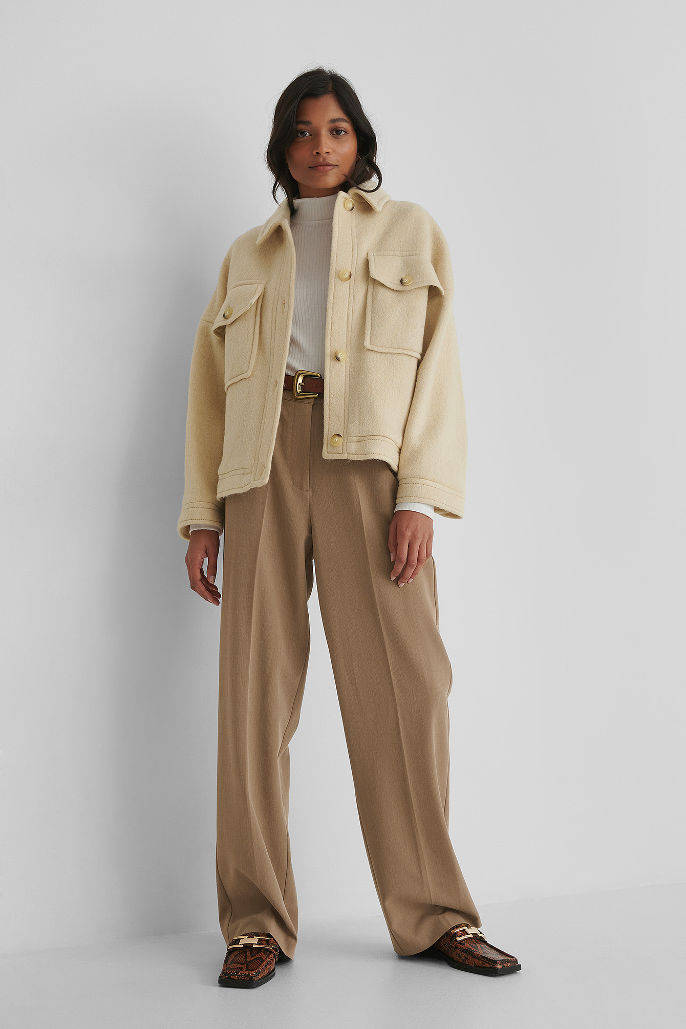 Light Beige Jarabe Jacket