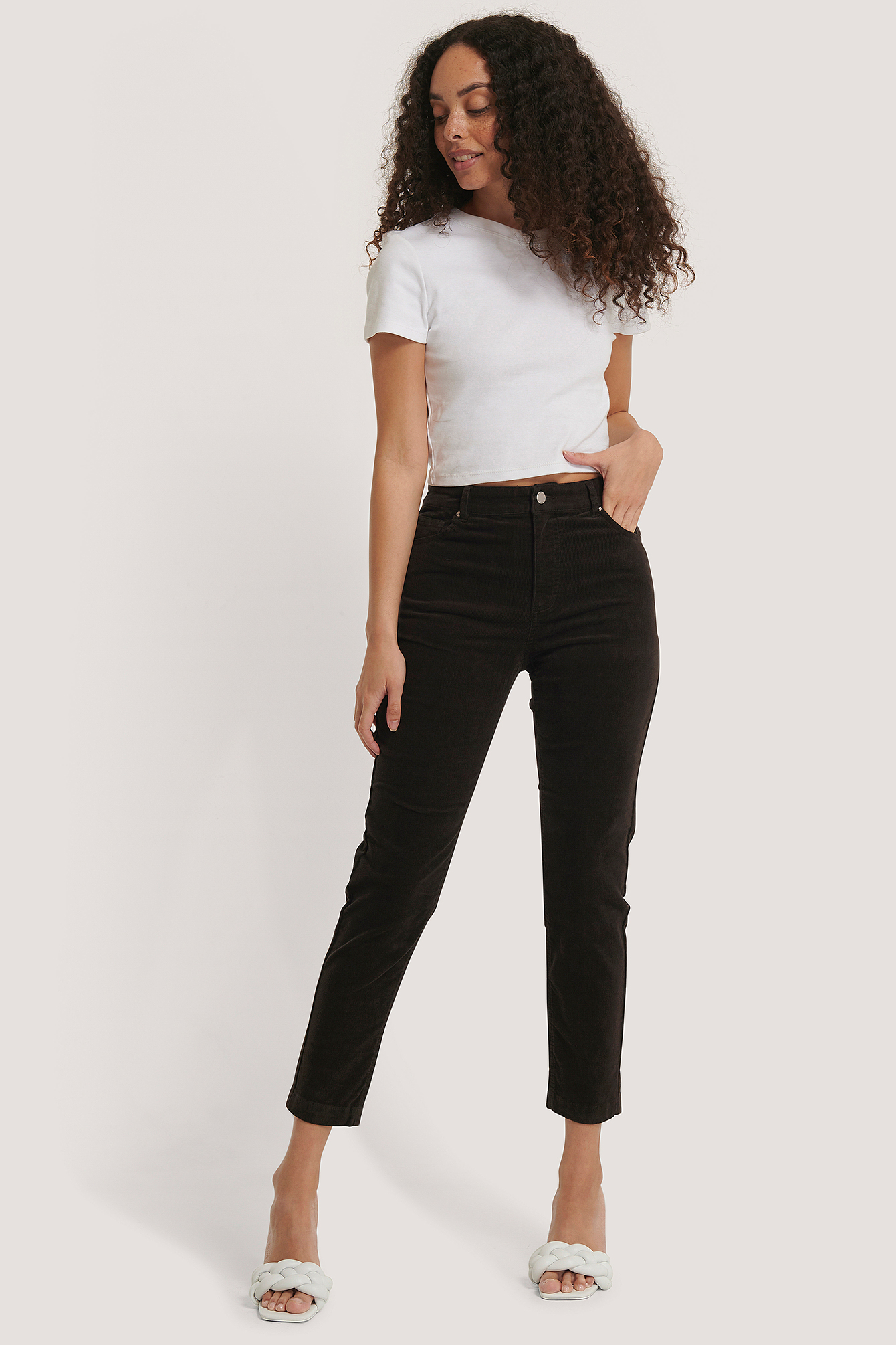 Chocolate Newmom Trousers