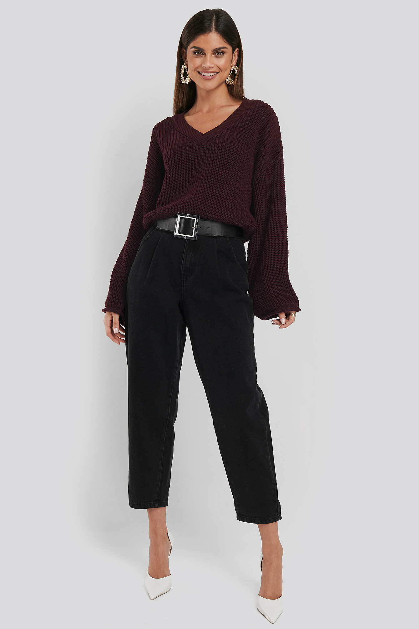 Open Grey Regina Jeans