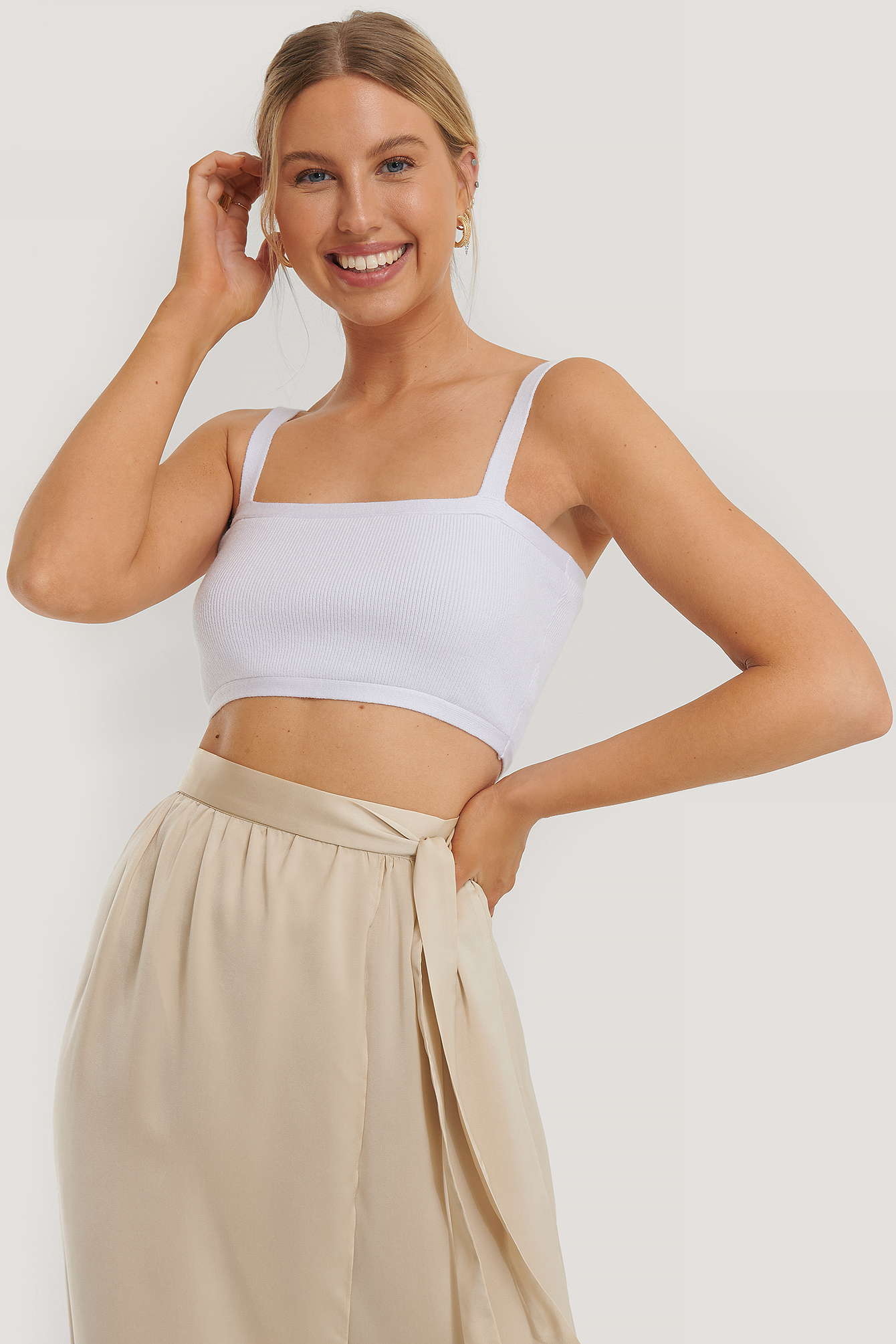 White Haut Bandeau