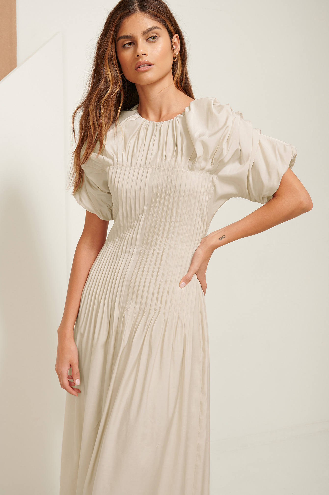 Sand Robe À Fins Plis