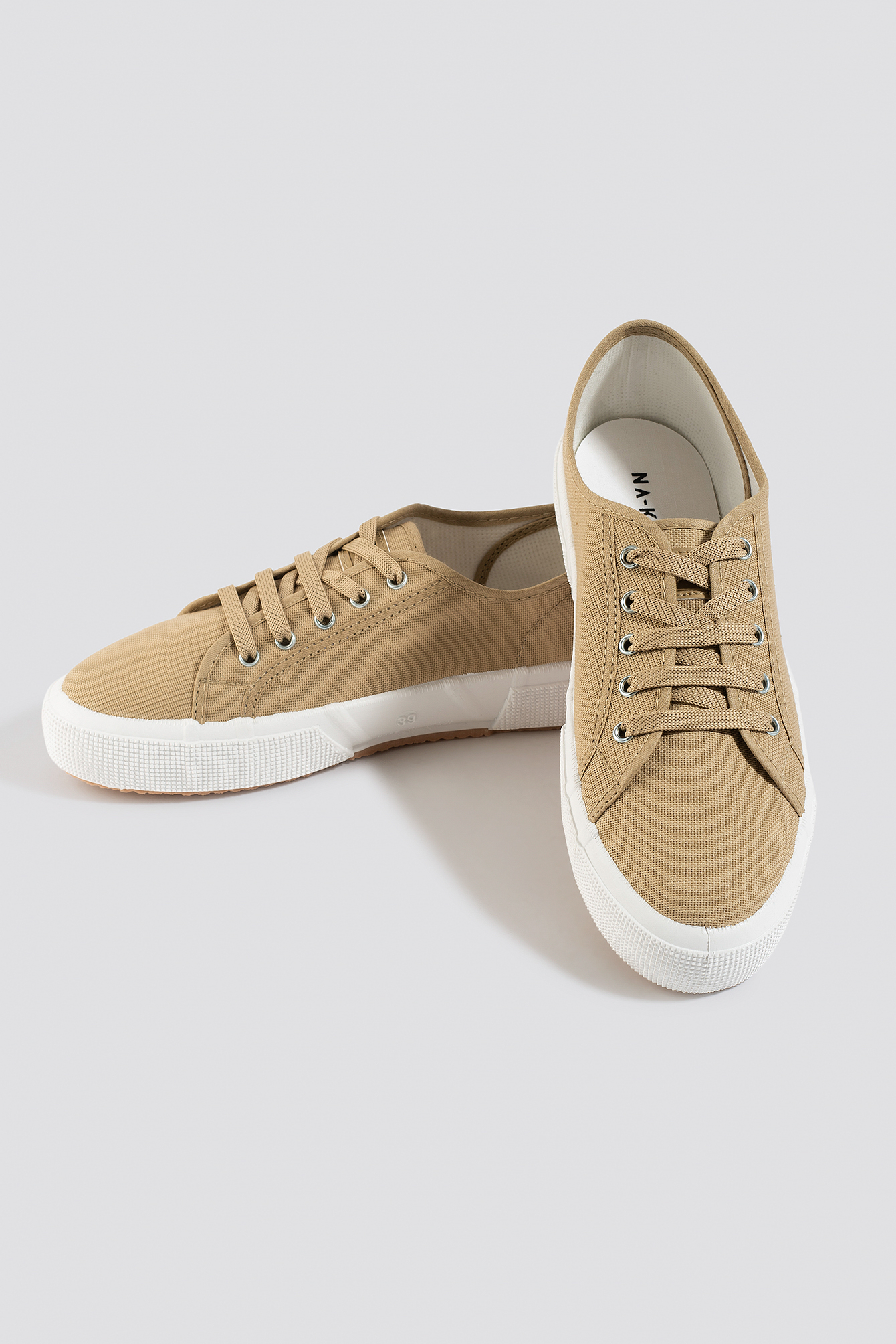 beige sneakers platform