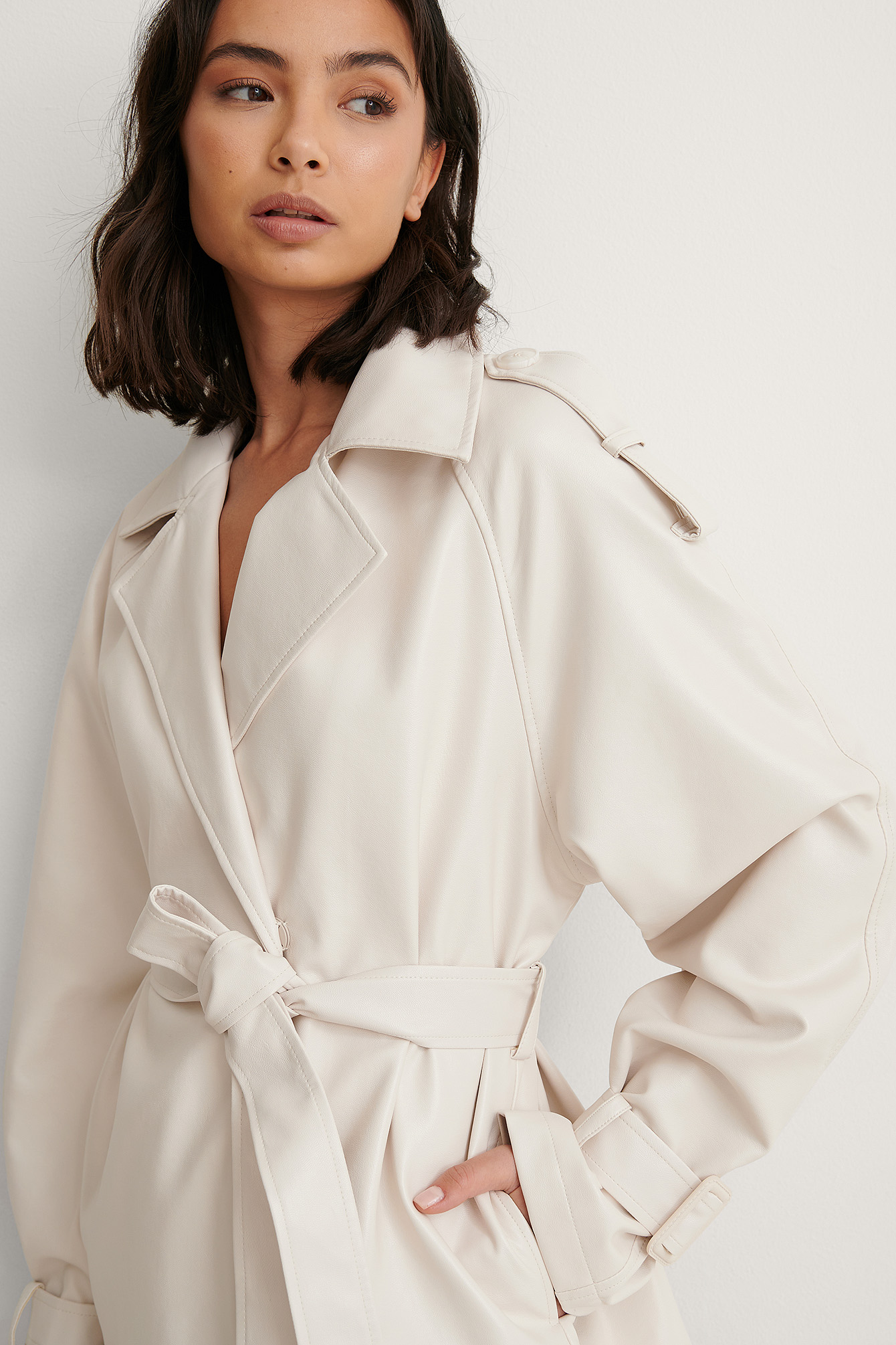 Offwhite Veste Faux Cuir