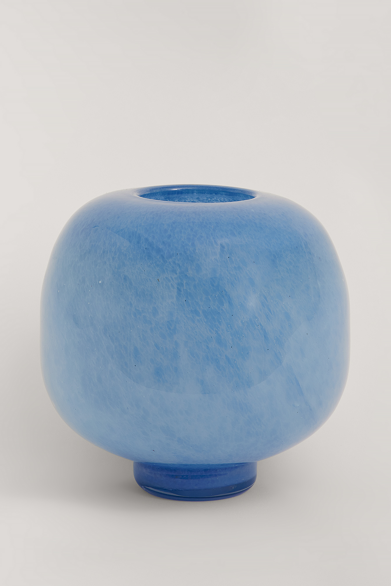 Light Blue Vase boule grande taille