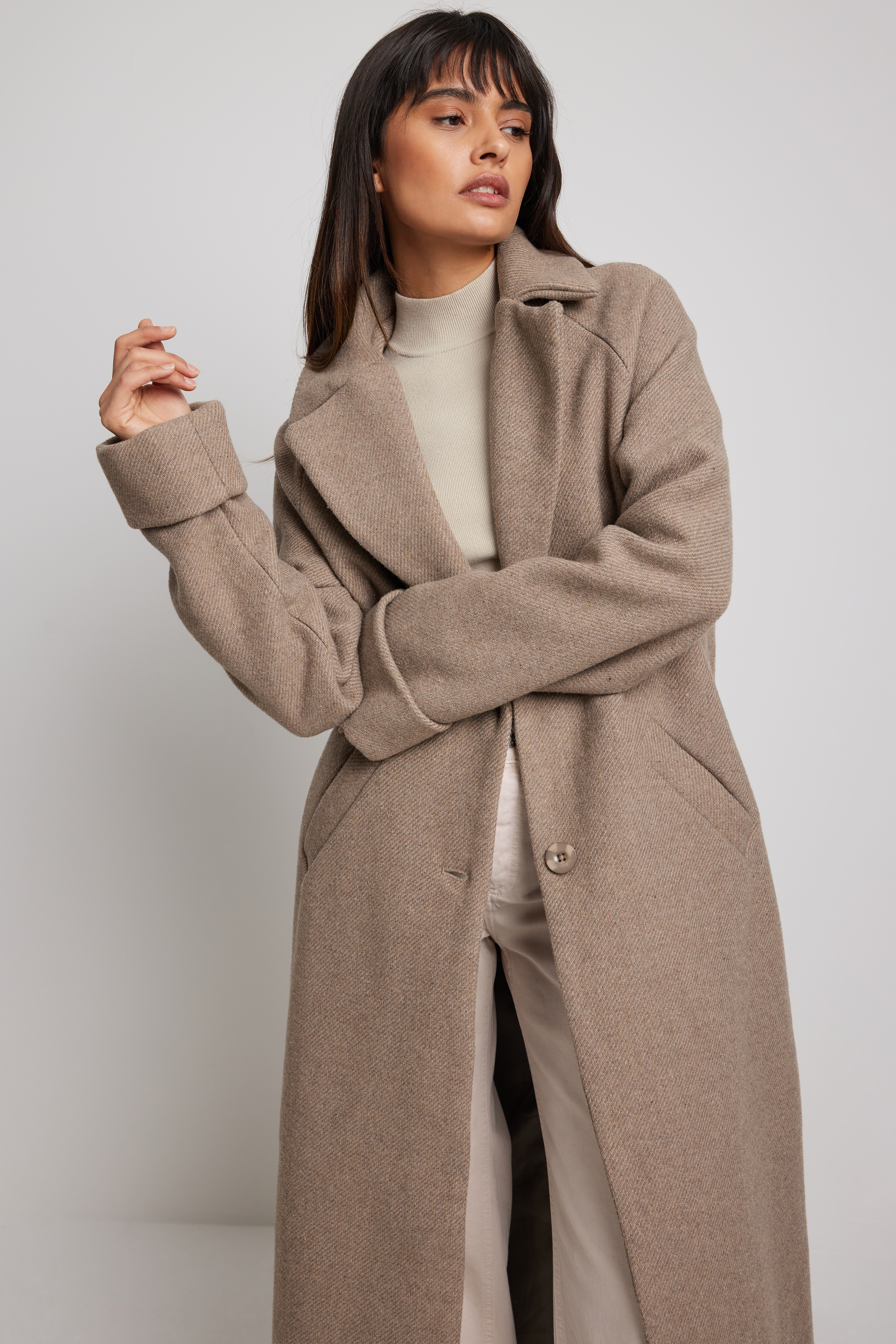 manteau oversize long femme - Main Image