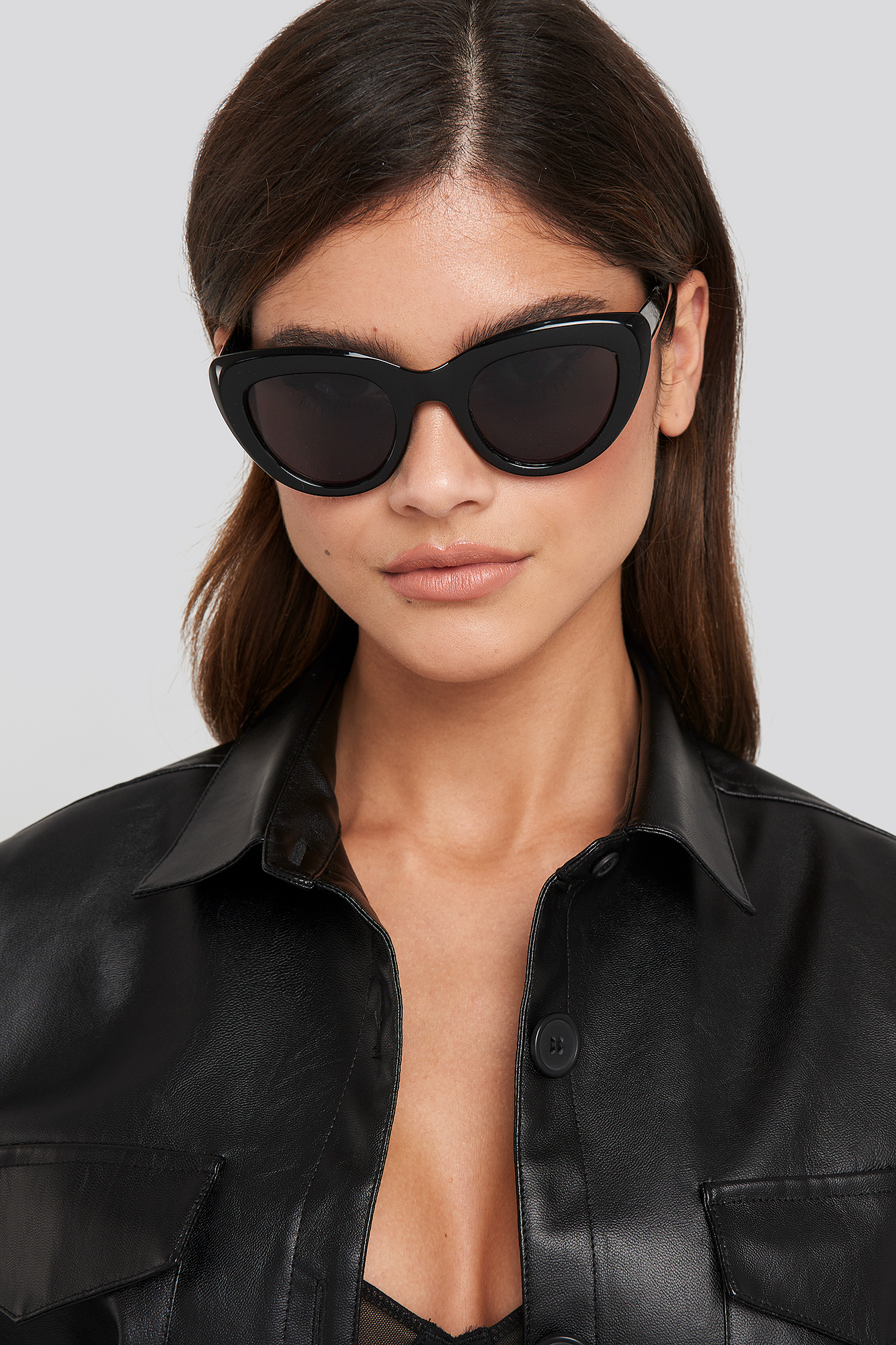 Black NA-KD Accessories Cat Eye Sunglasses