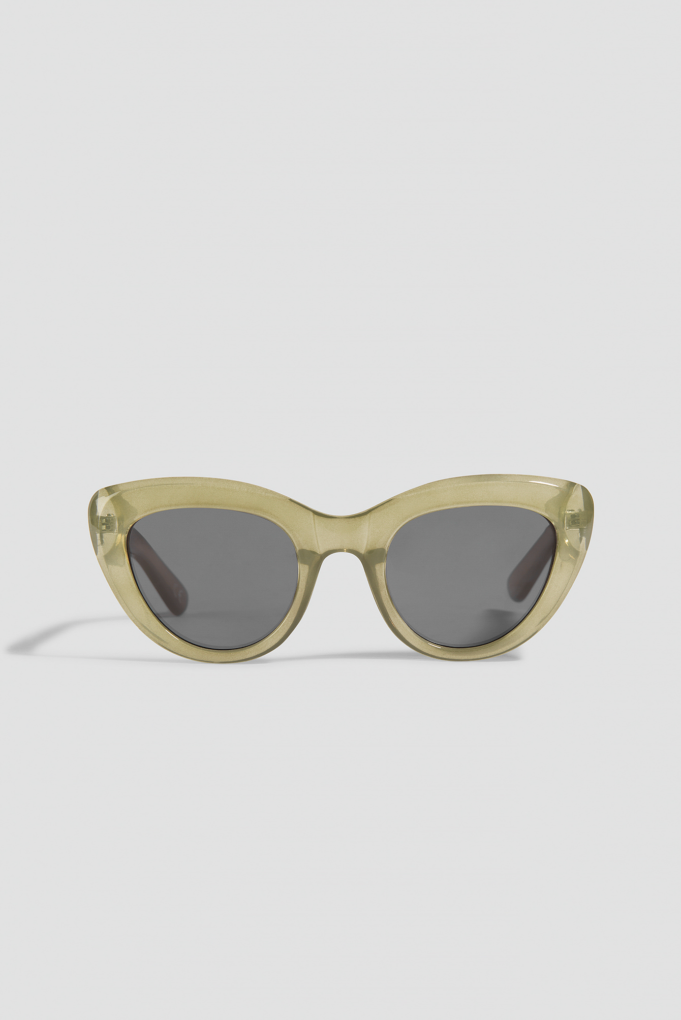 Khaki Cat Eye Sunglasses