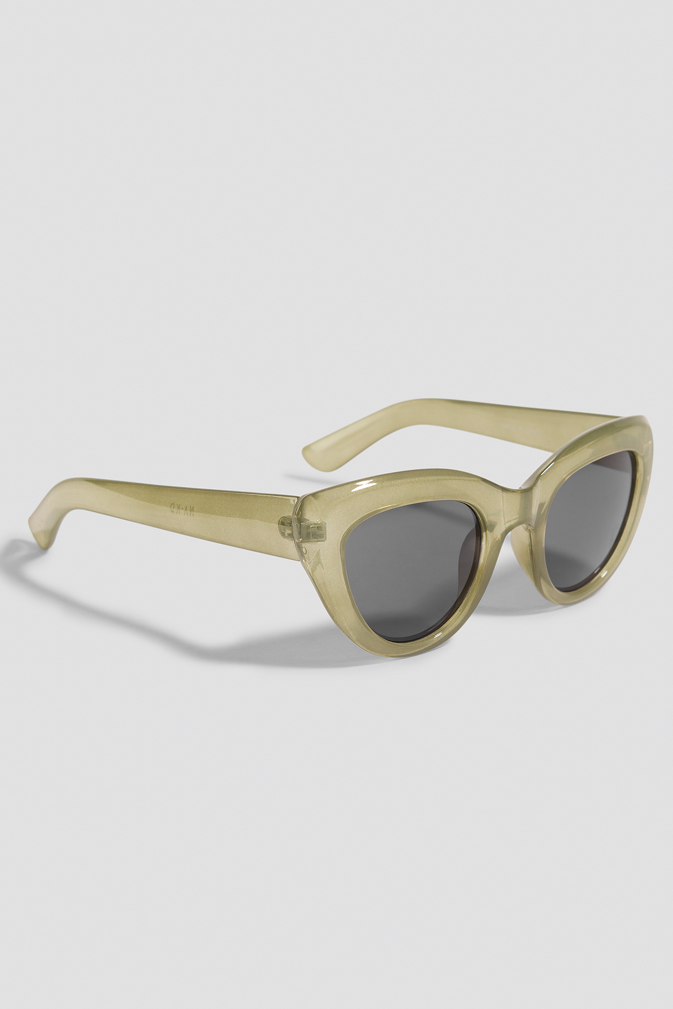 Khaki Cat Eye Sunglasses