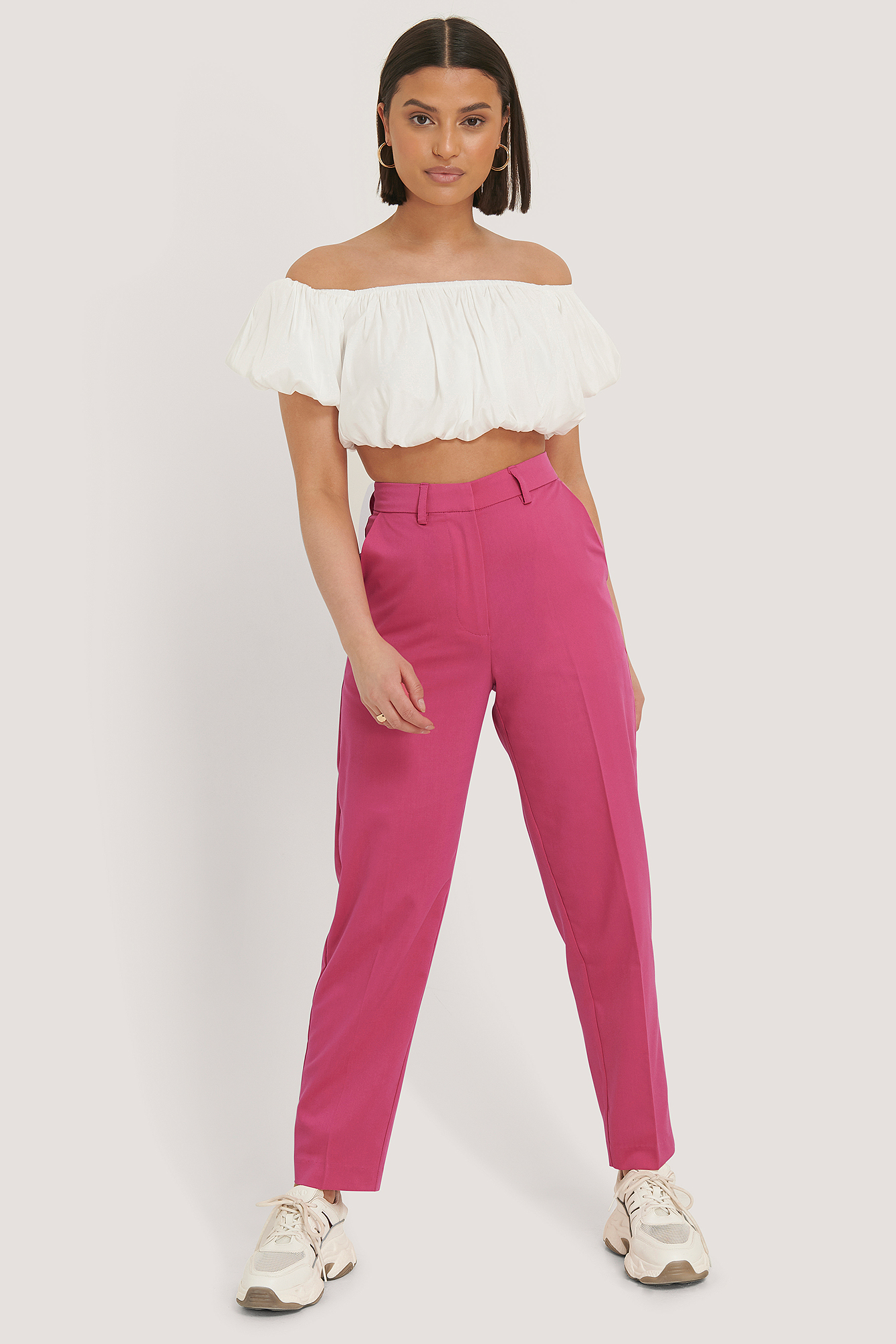Fuchsia Pantalon De Costume Classique