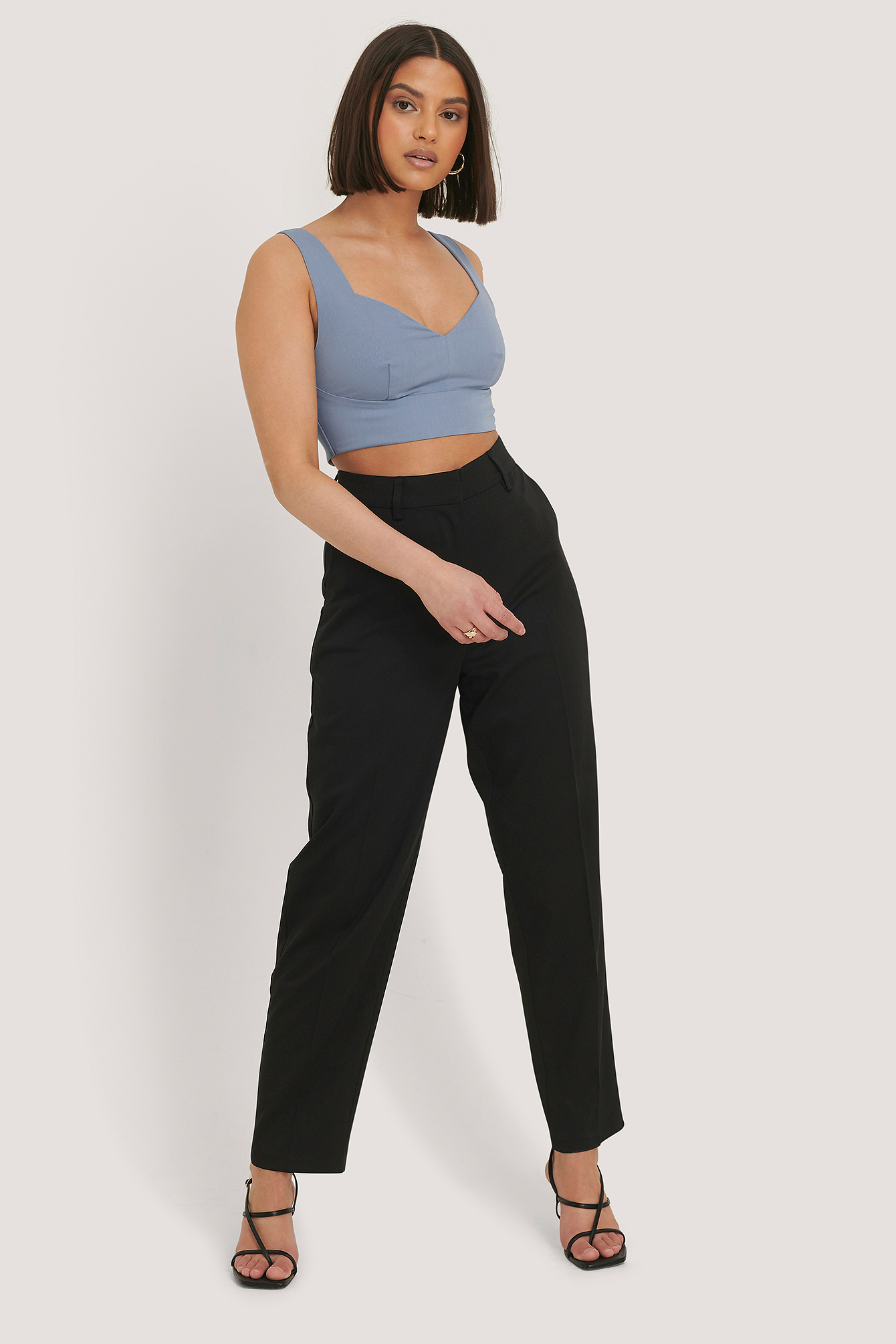 Black Pantalon De Costume Classique