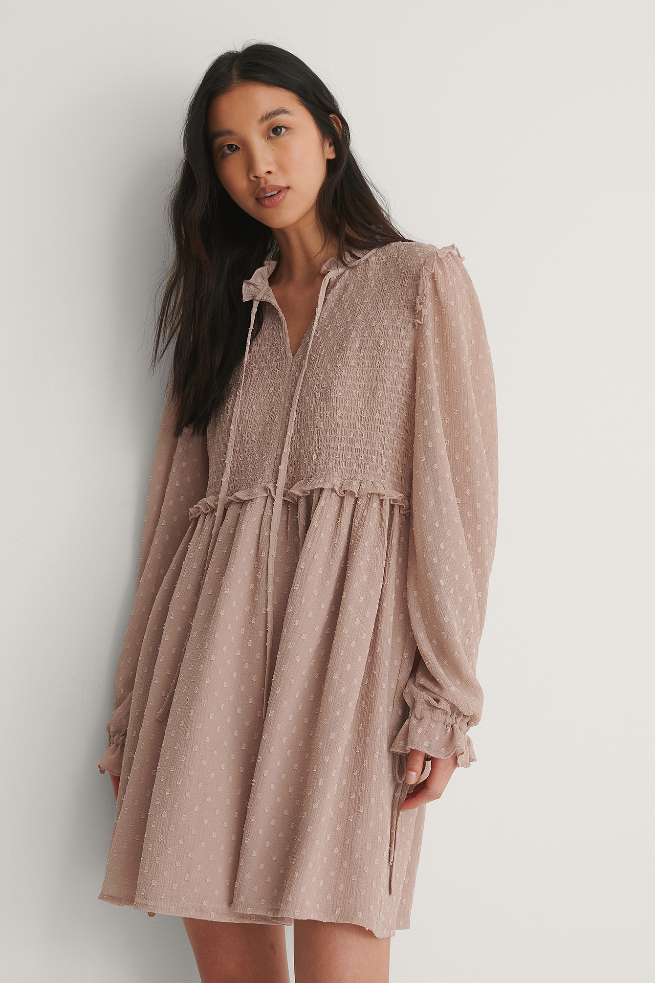 Taupe Robe Mini