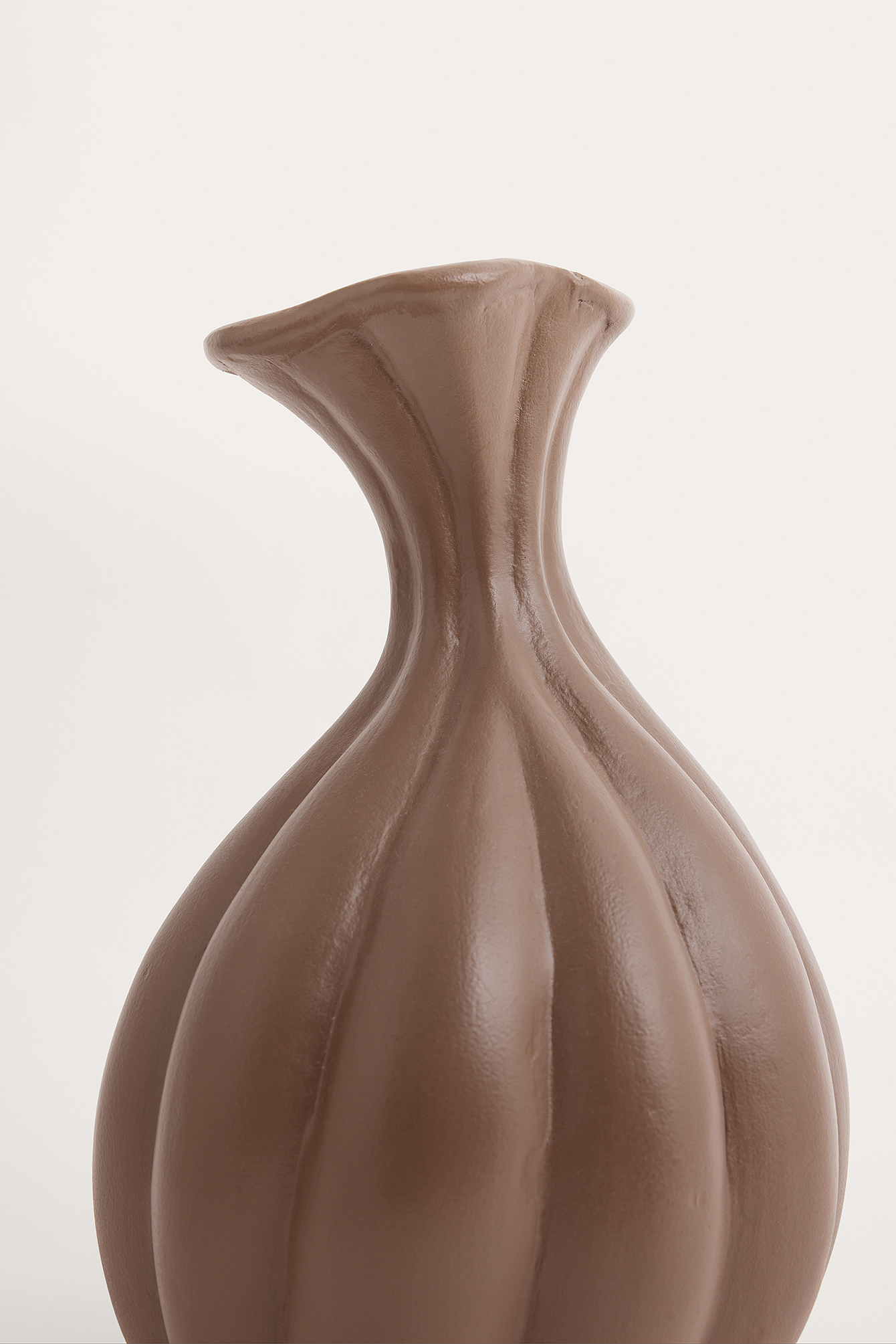 Brown Vase grande taille écologique