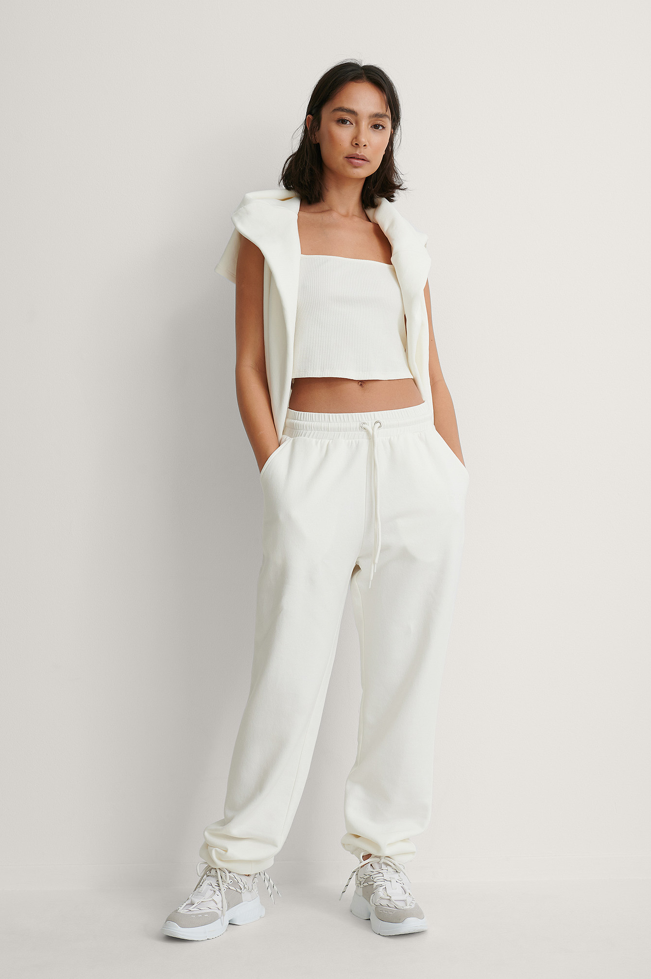 Offwhite Biologique Pantalon De Survêtement Broderie