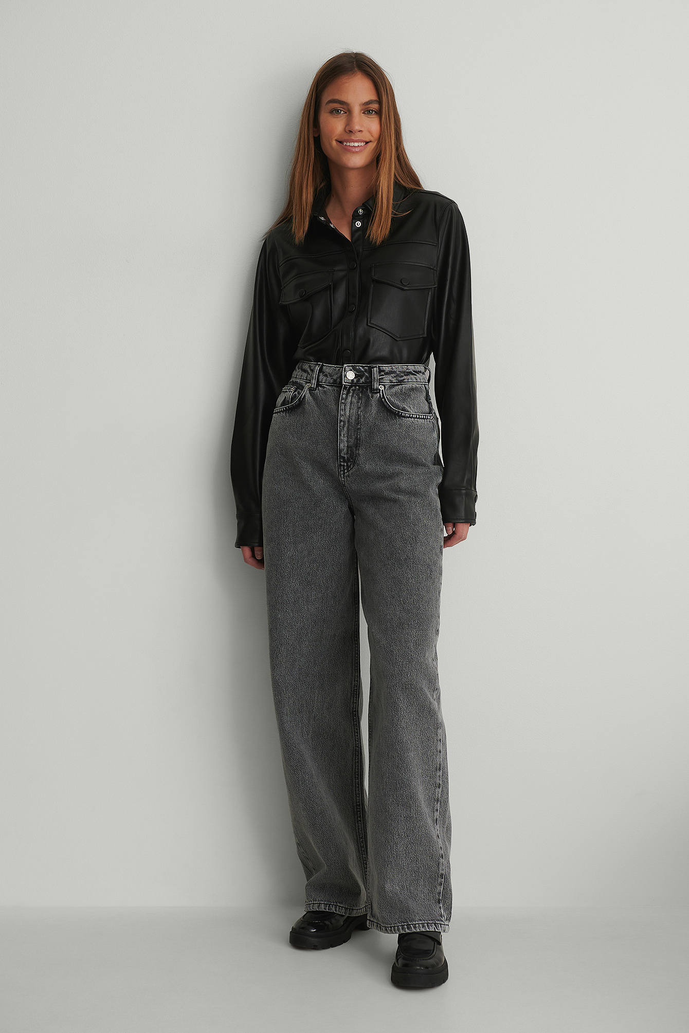 Taille Haute Jean Gris Noir Femme Jean Gris Femme Haute Taille