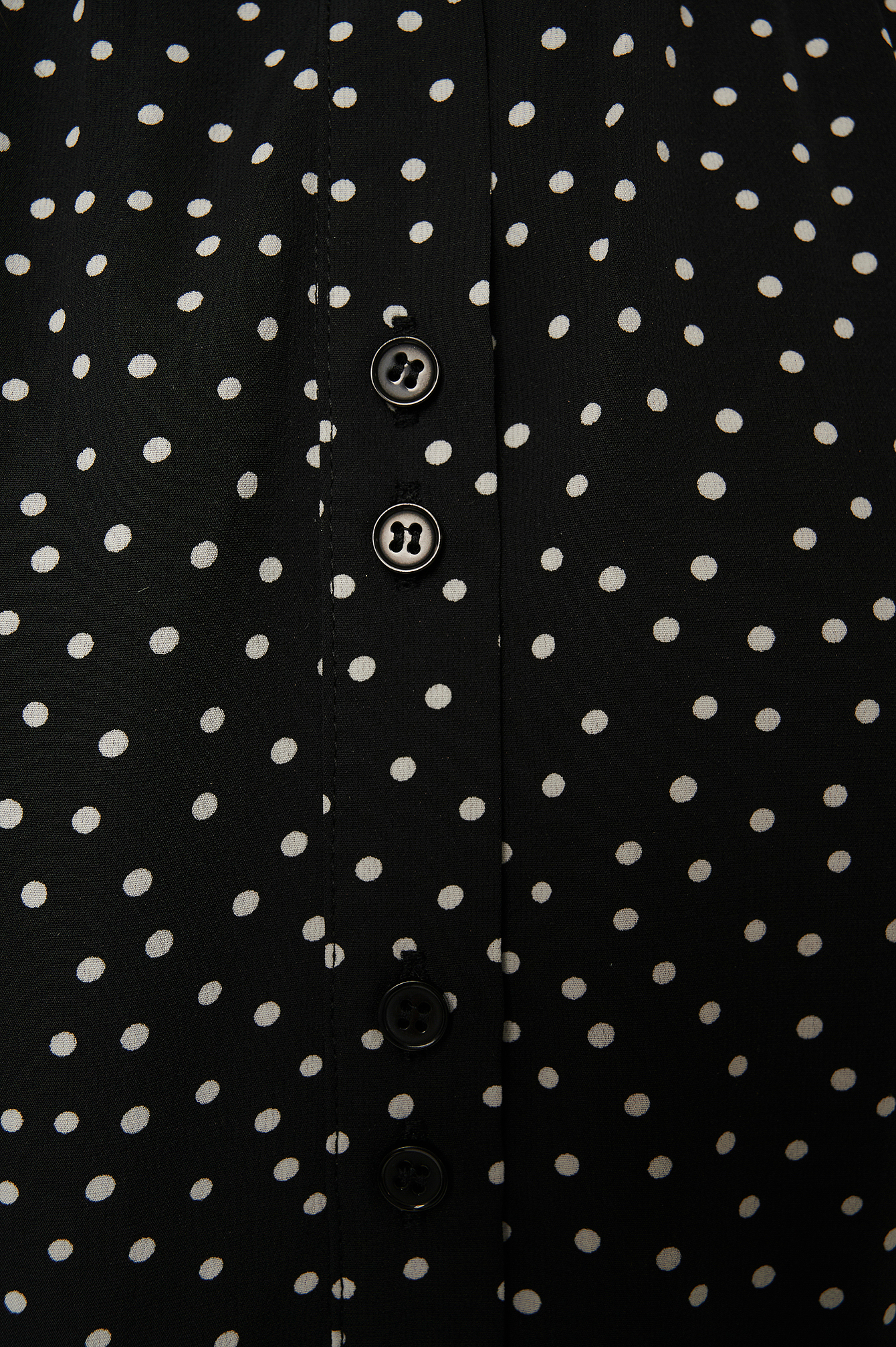 Black/White dots Robe Mini