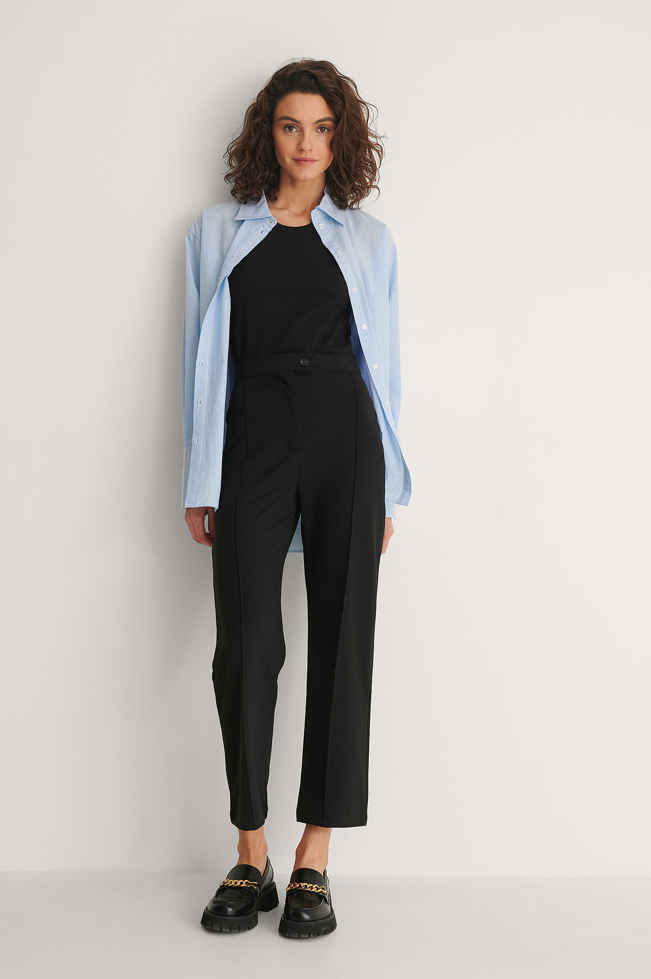 Black Pantalon Droit