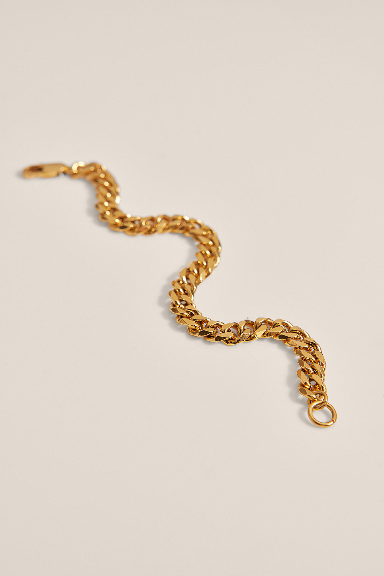 Gold Bracelet chaîne épais en plaqué or