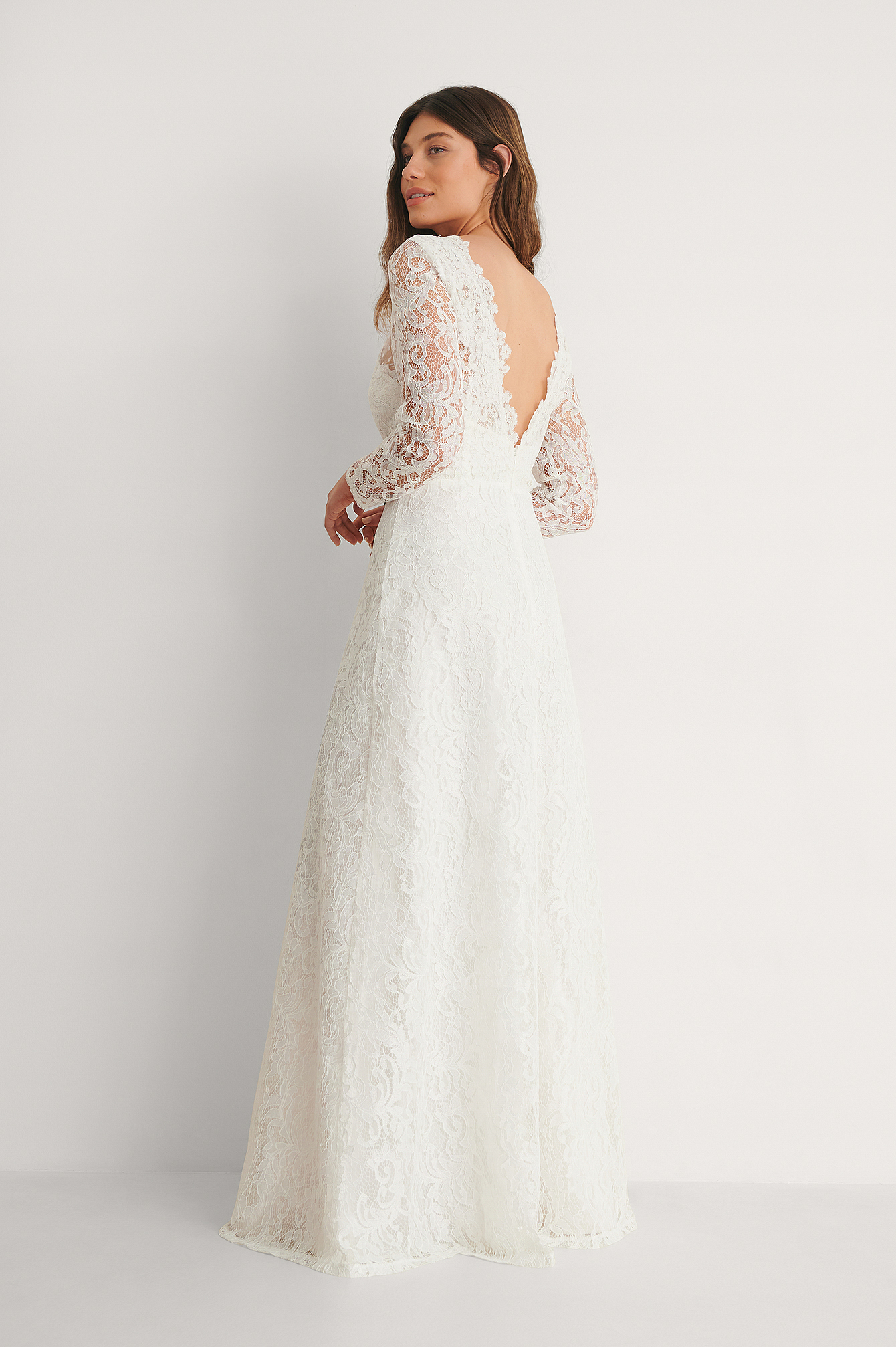 Ivory Maxi Robe En Dentelle