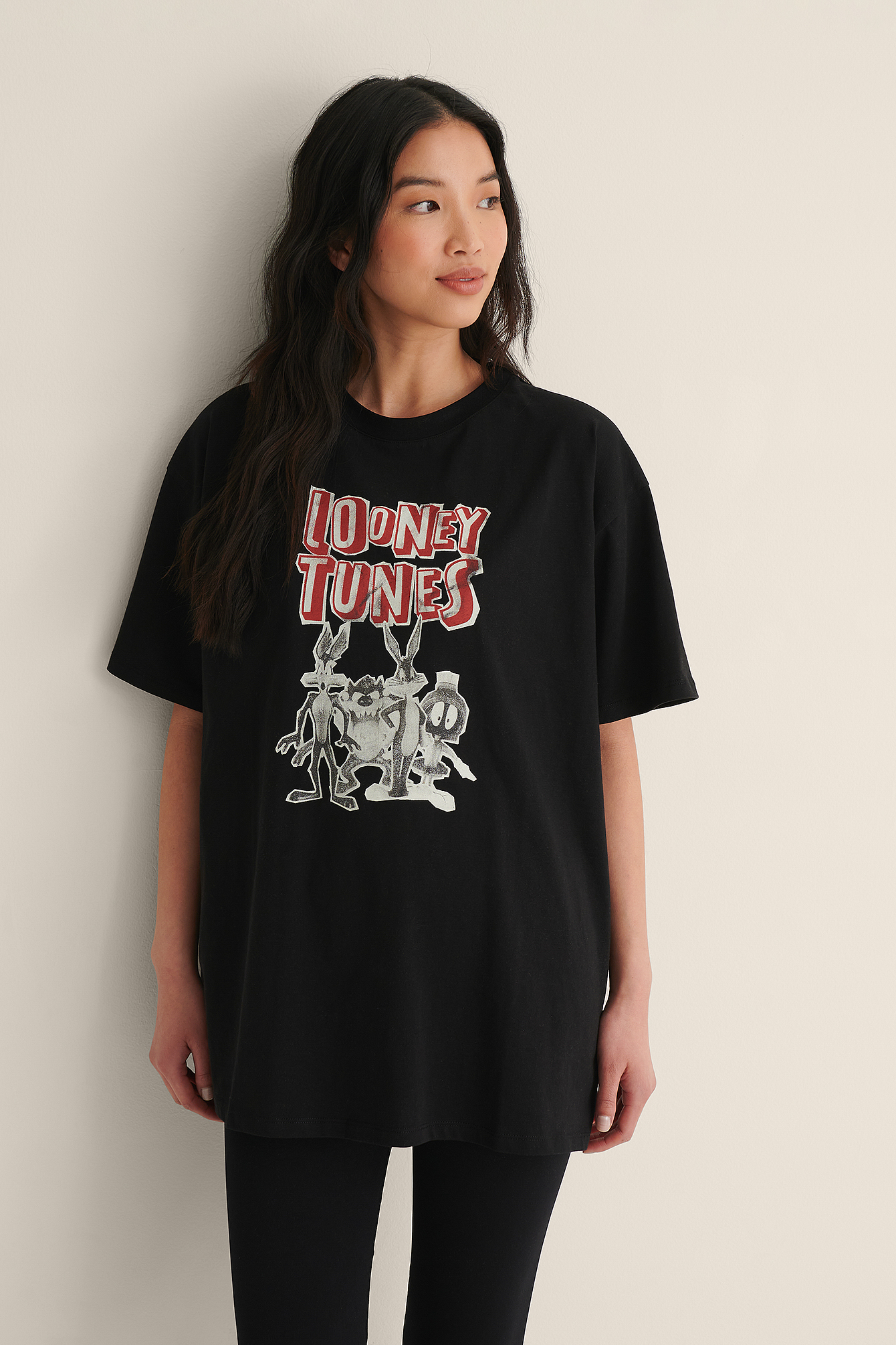 Black Collage Tee-shirt grande taille Looney Tunes