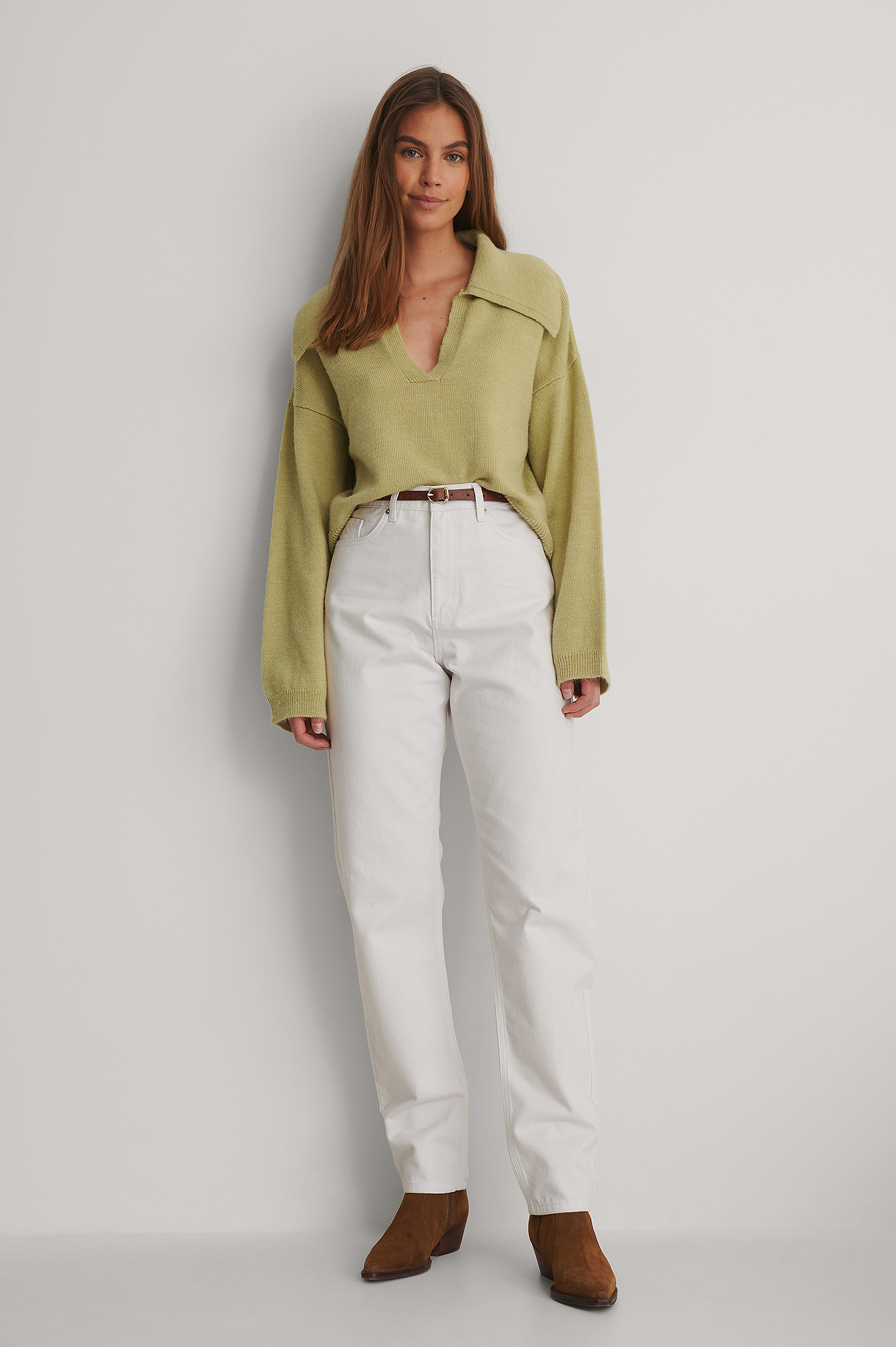 White Biologique Jean Ample