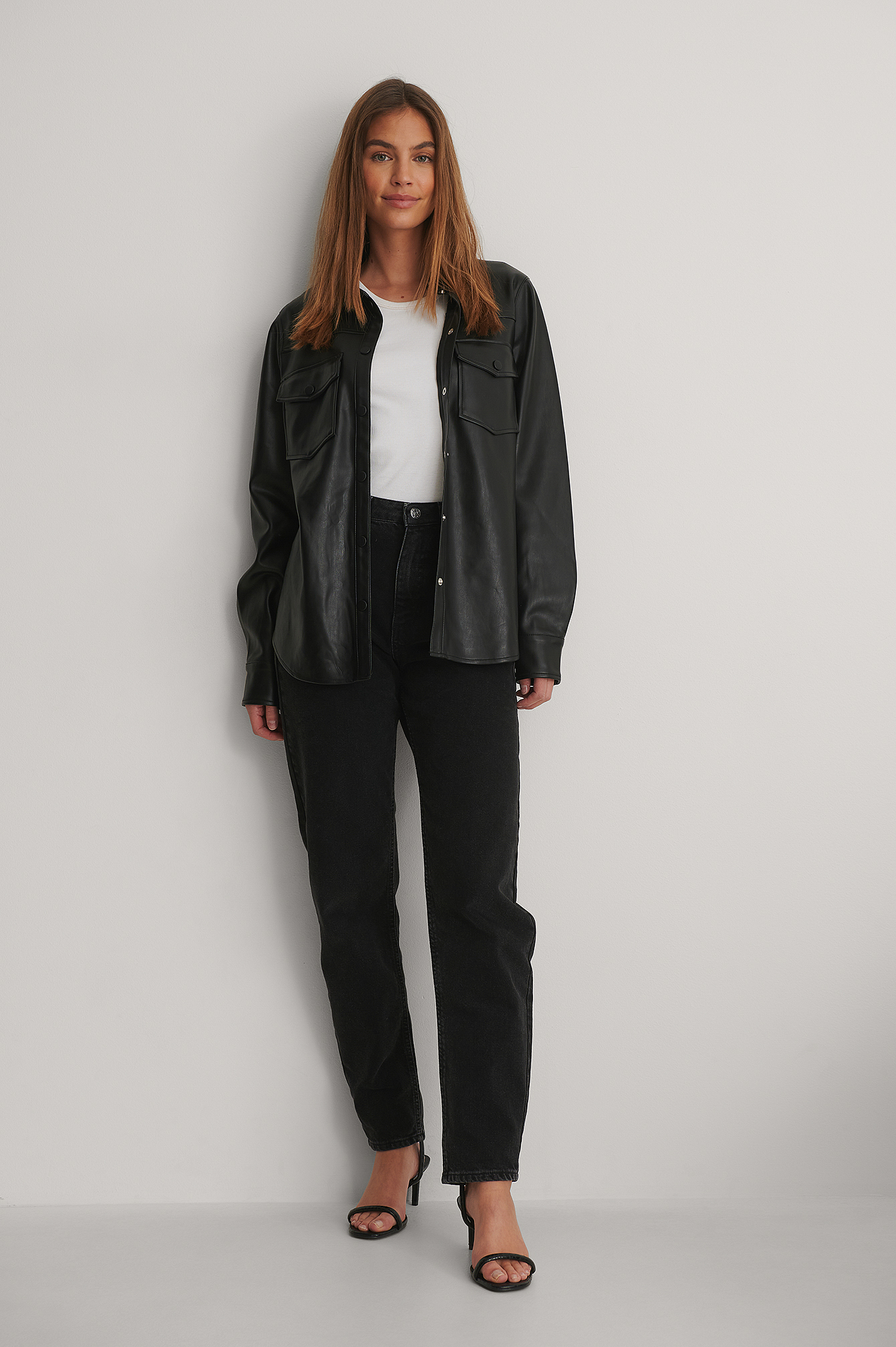 Black Biologique Jean Ample