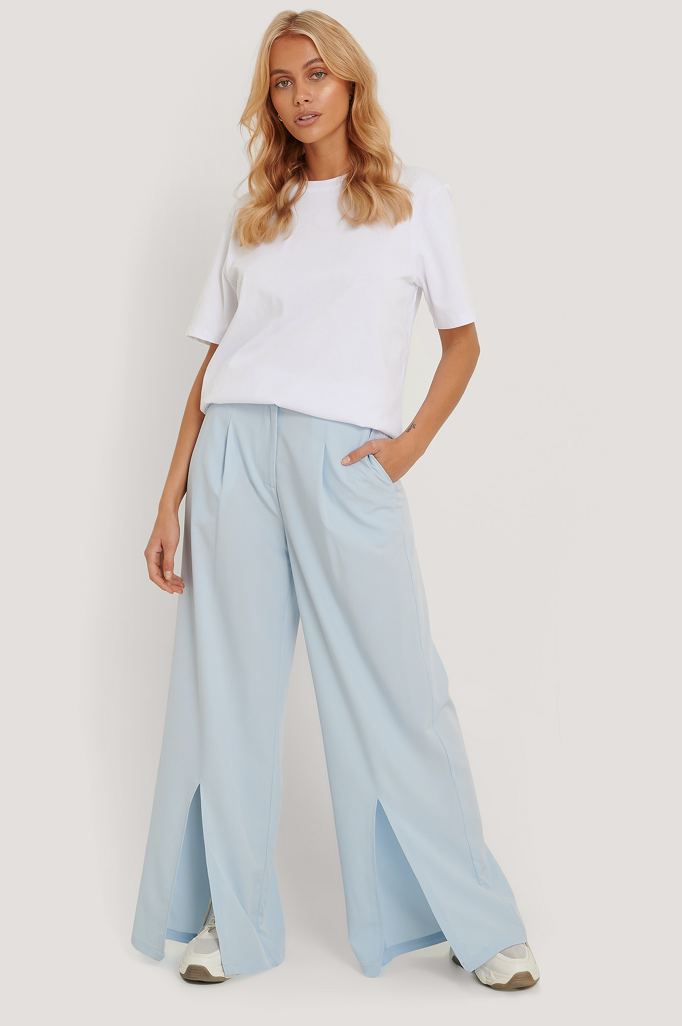 Blue Pantalon Ample