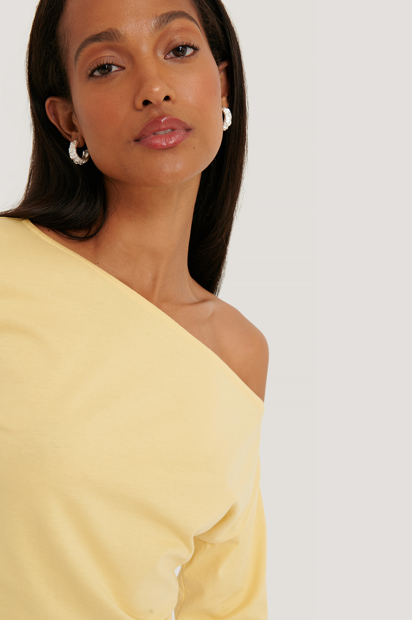 Sunlight Biologique Haut À Manches Longues Épaules Dénudées