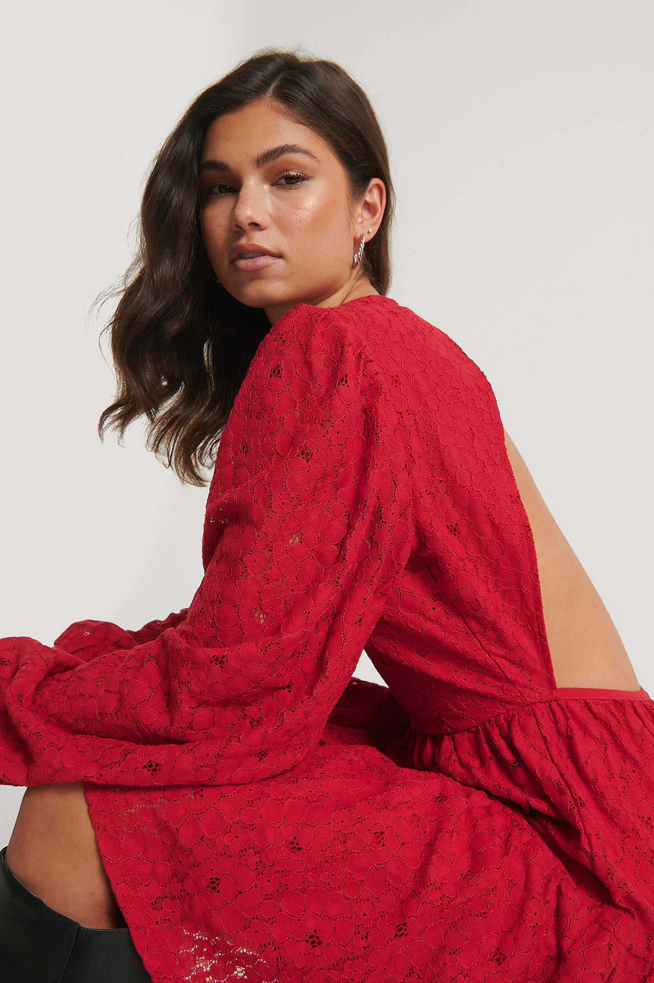 Red Robe Dos Ouvert