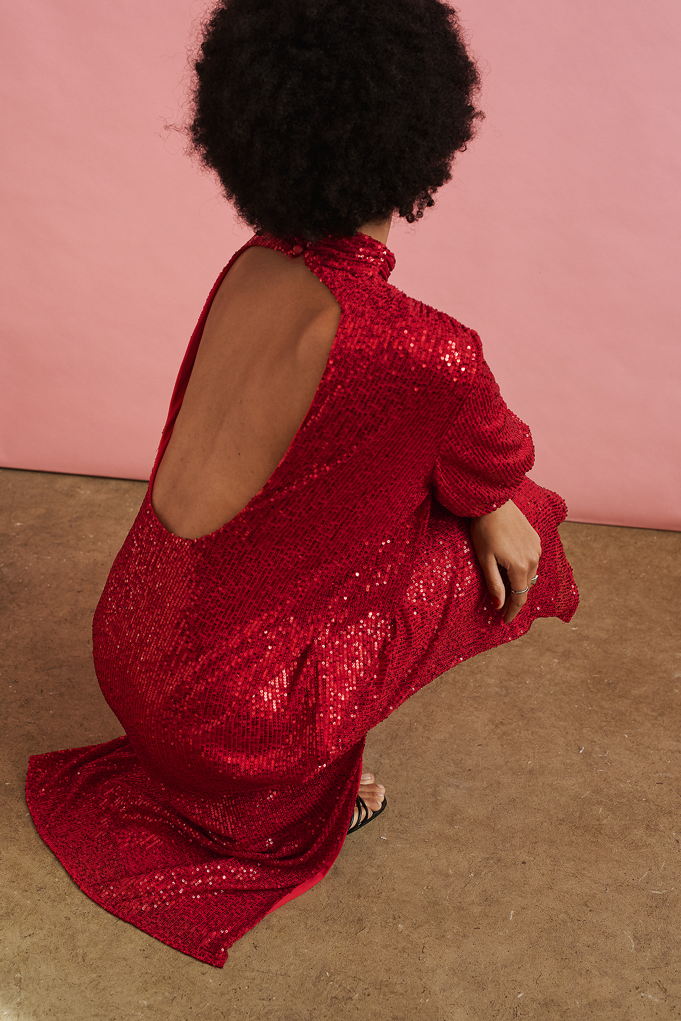 robe à paillettes