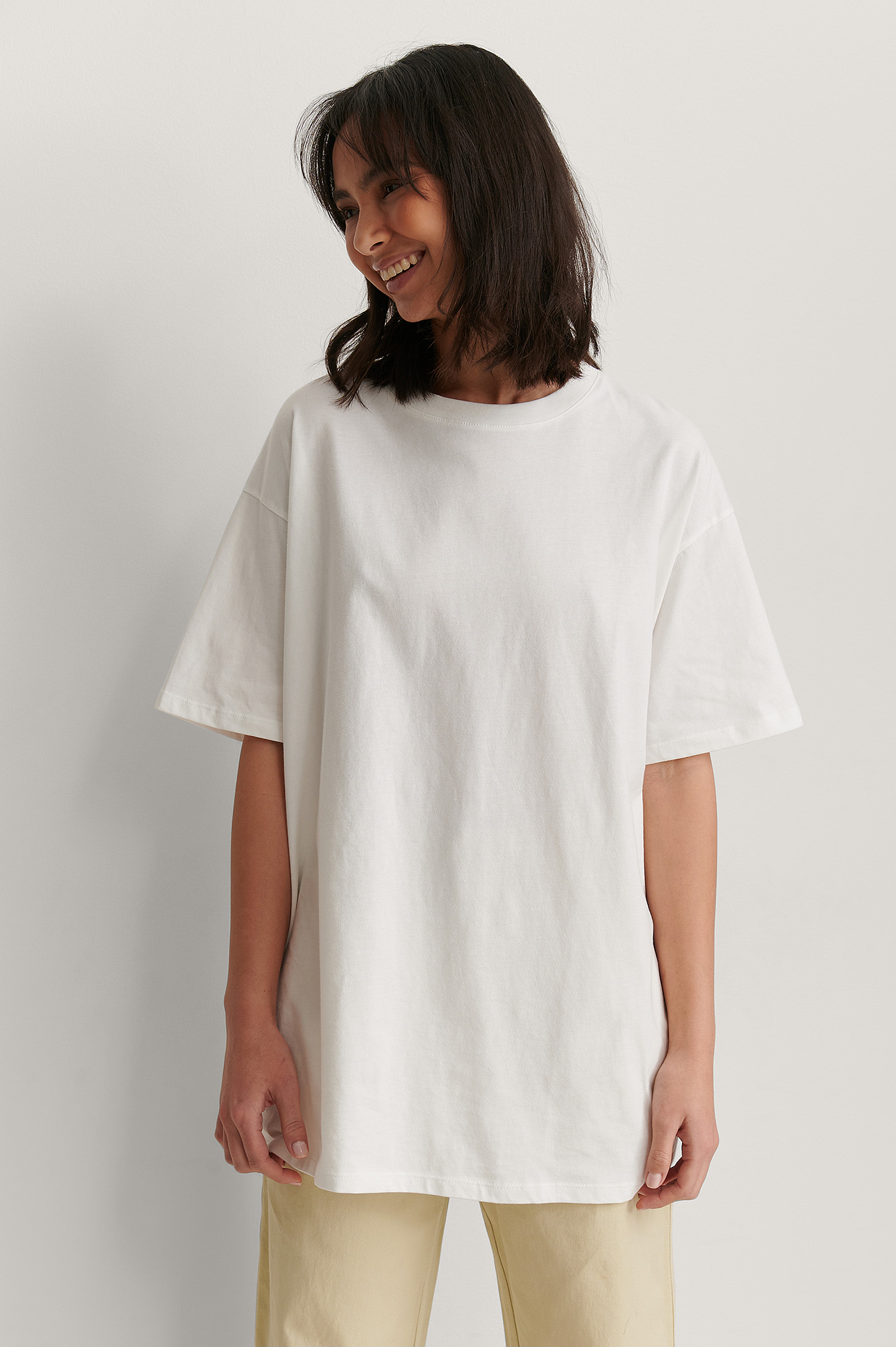 Offwhite Biologique Tee-shirt Surdimensionné