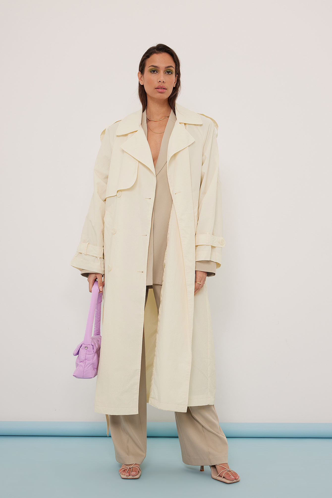 Offwhite Trench oversize