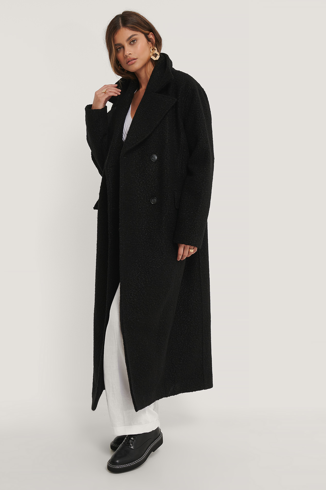 Na Kd Oversize Maxi Coat Maxi Oversized Coat Top