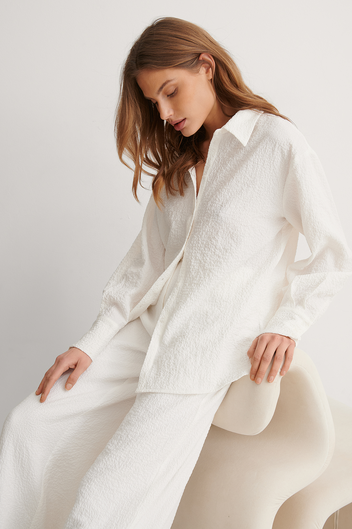 White Chemise Surdimensionnée