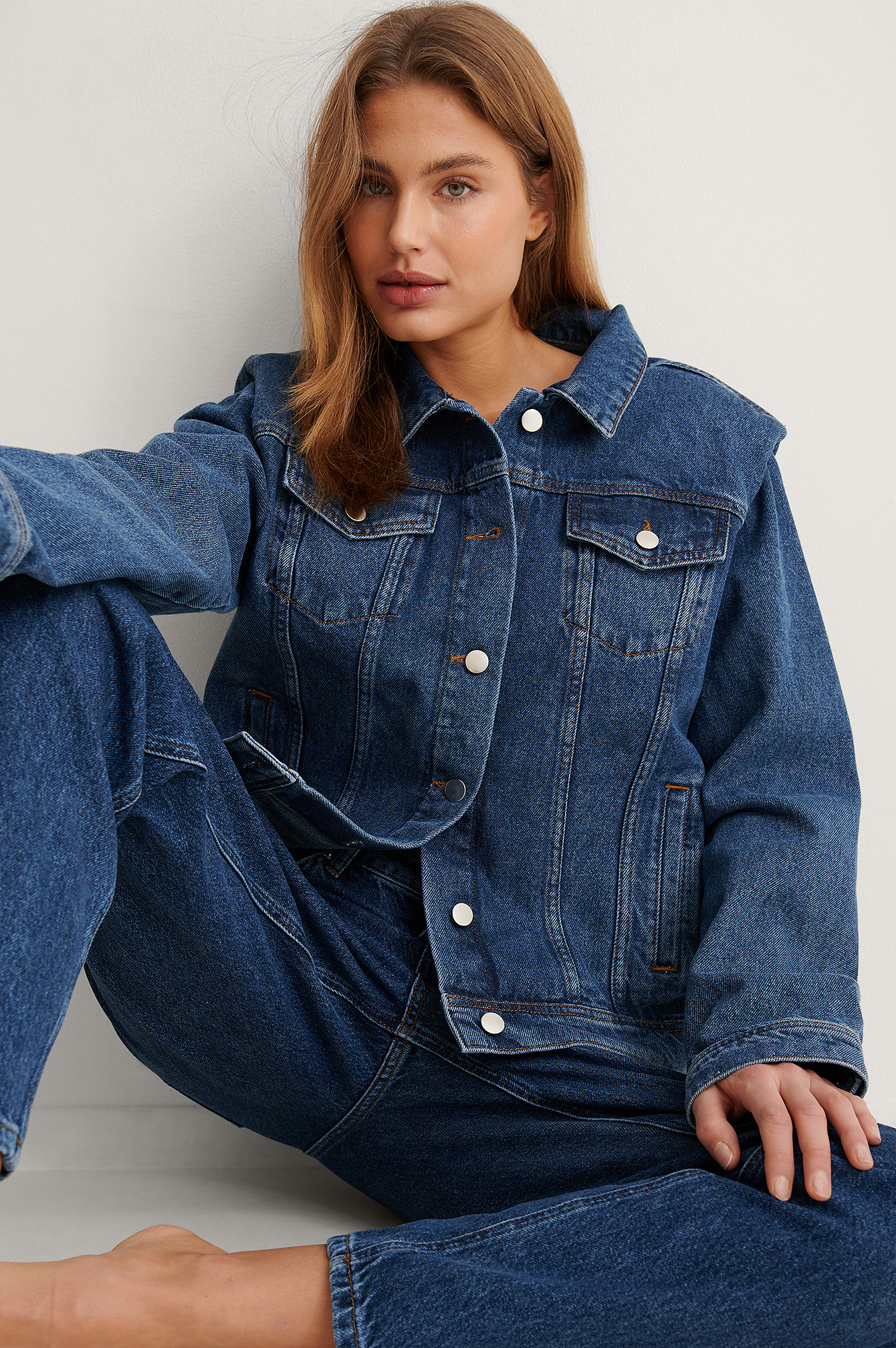 Blue Stone Wash Biologique Veste En Jean