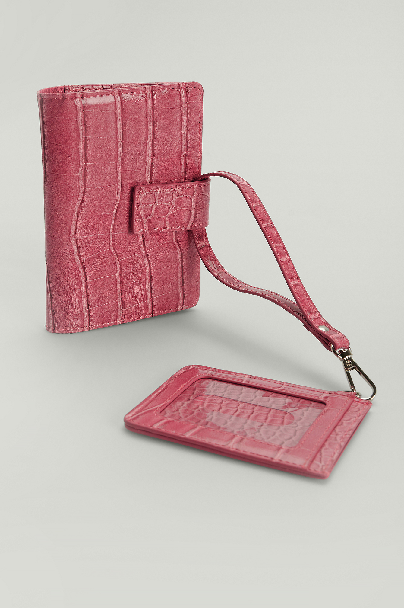 Strong Pink Ensemble étiquette pour bagage/porte-passeport