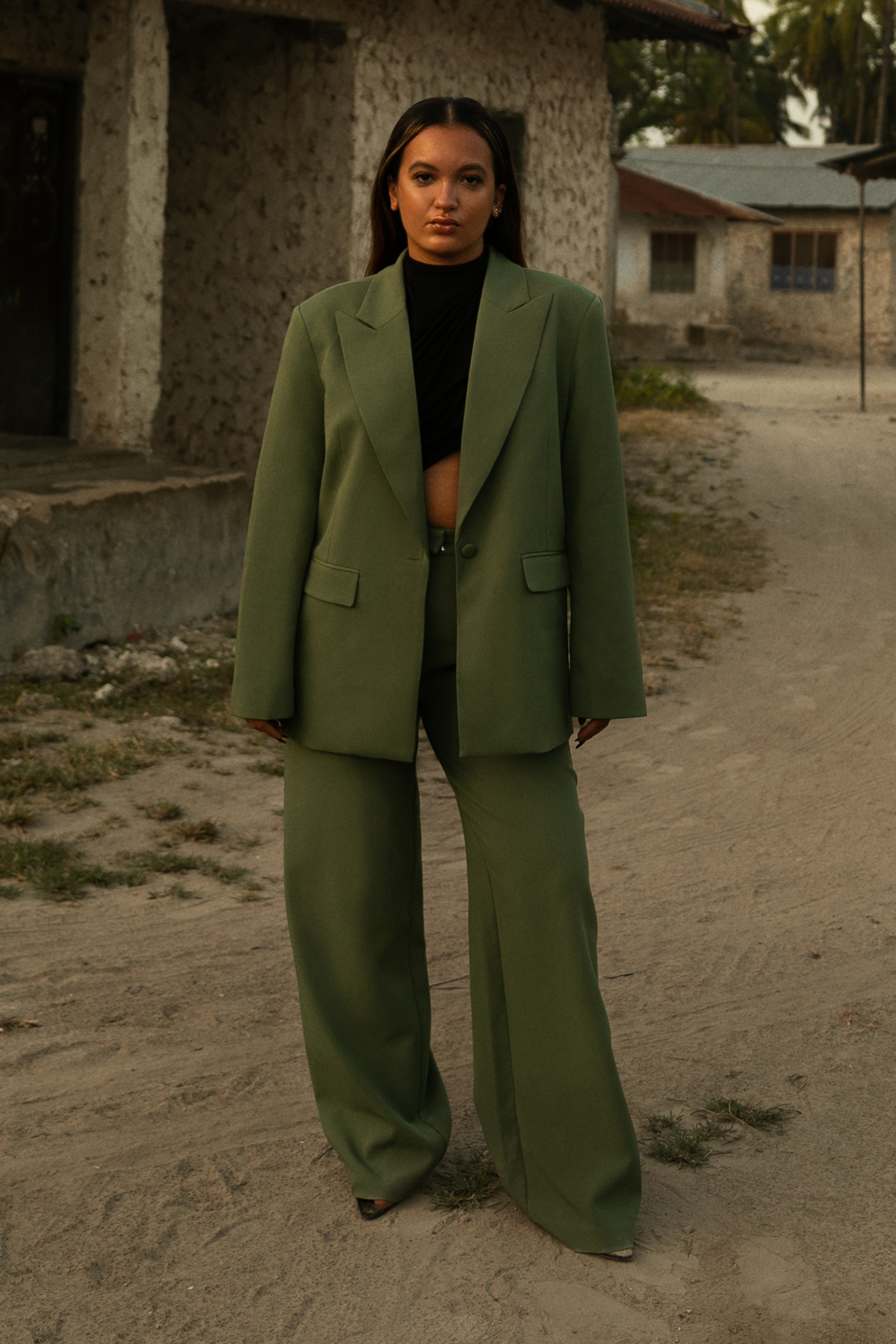 veste tailleur femme oversize